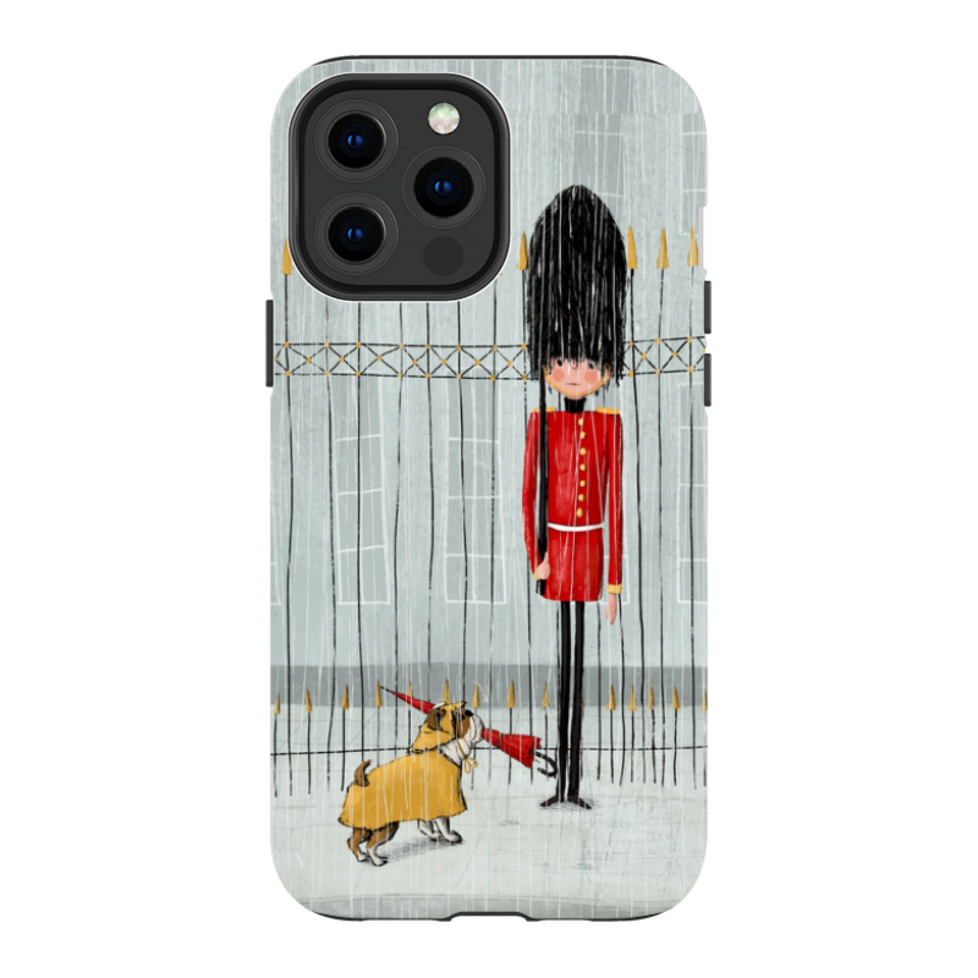 iPhone Tough Case - London In Rain By Maja Lindberg