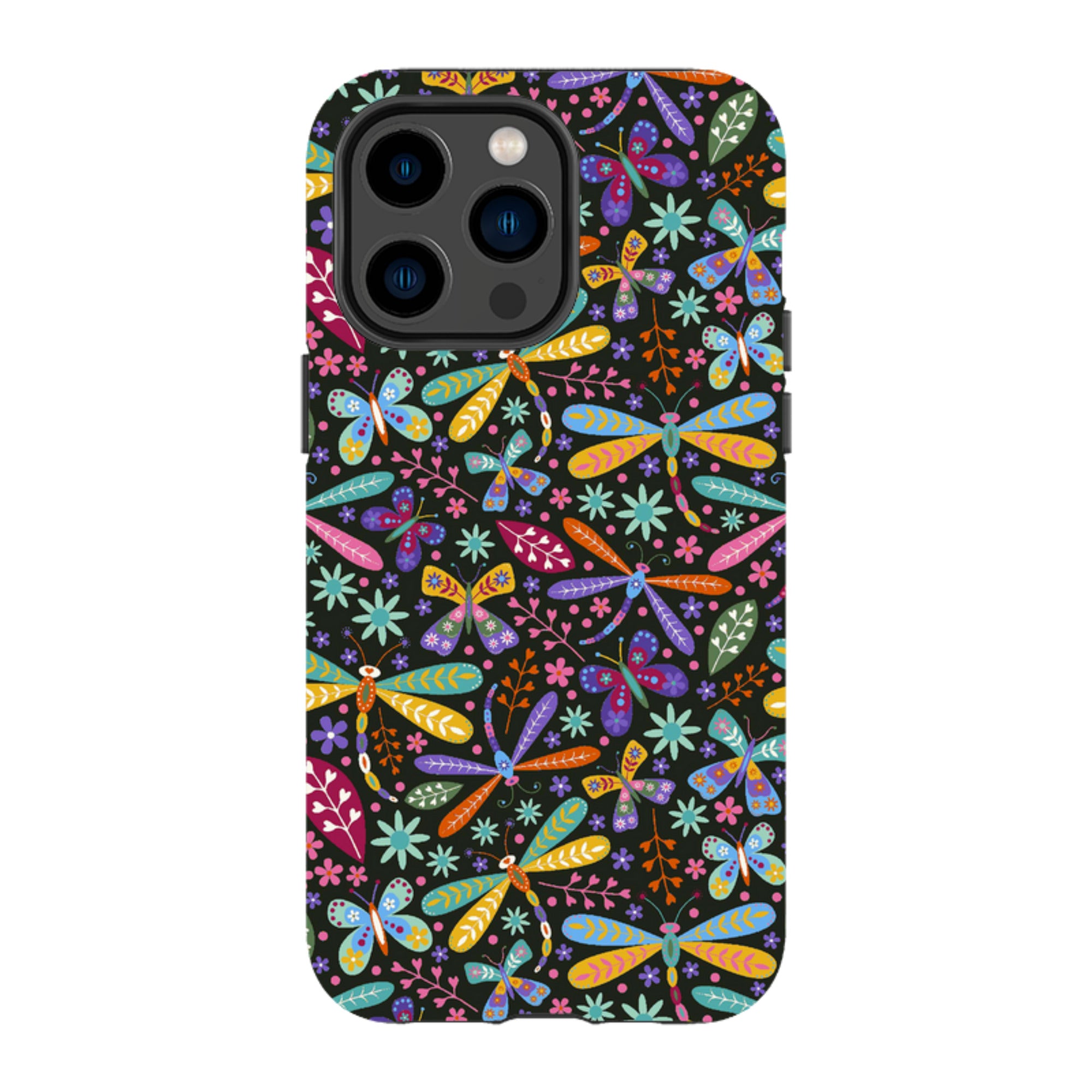 iPhone Tough Case - Dragonflies Multi By Suzy Taylor