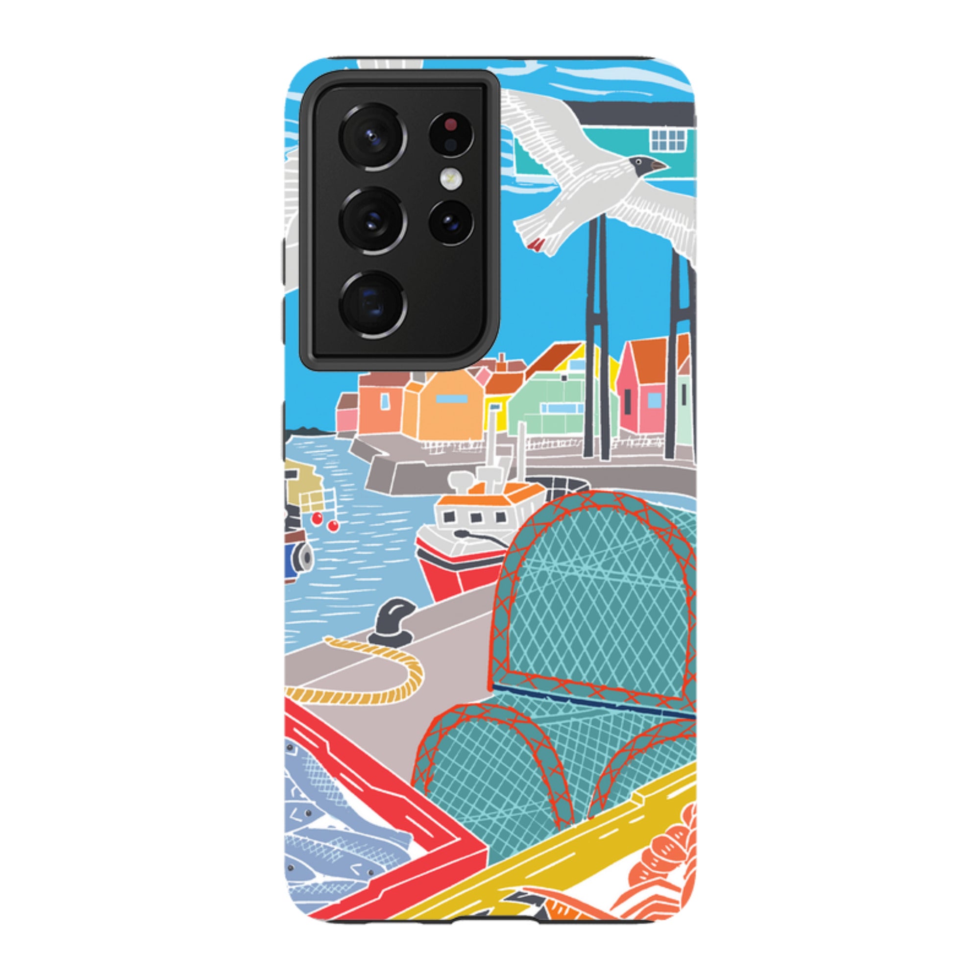 Samsung Tough Case - Bright Houses By Kate Heiss
