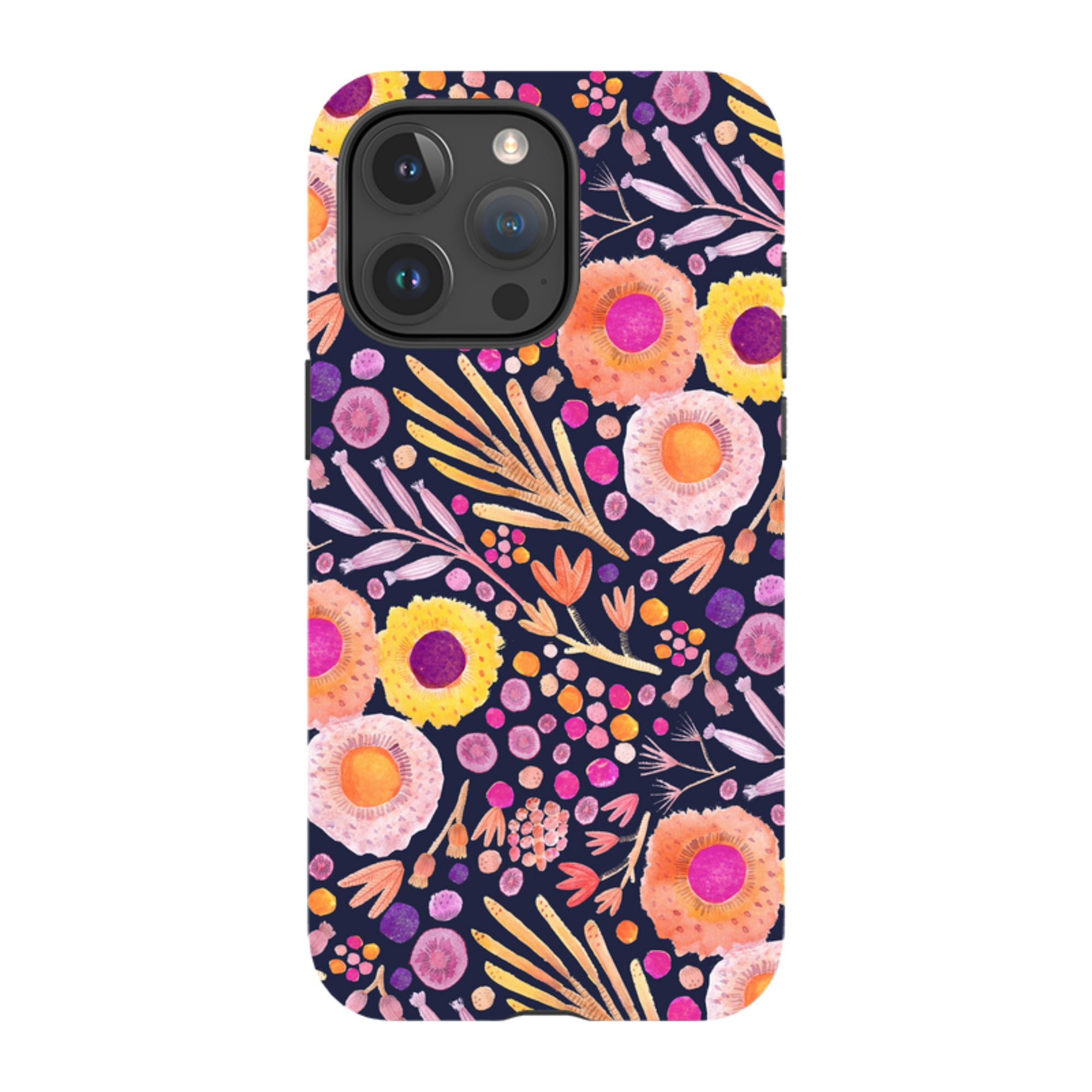 iPhone Tough Case - Floral Passion By Gabriela Larios