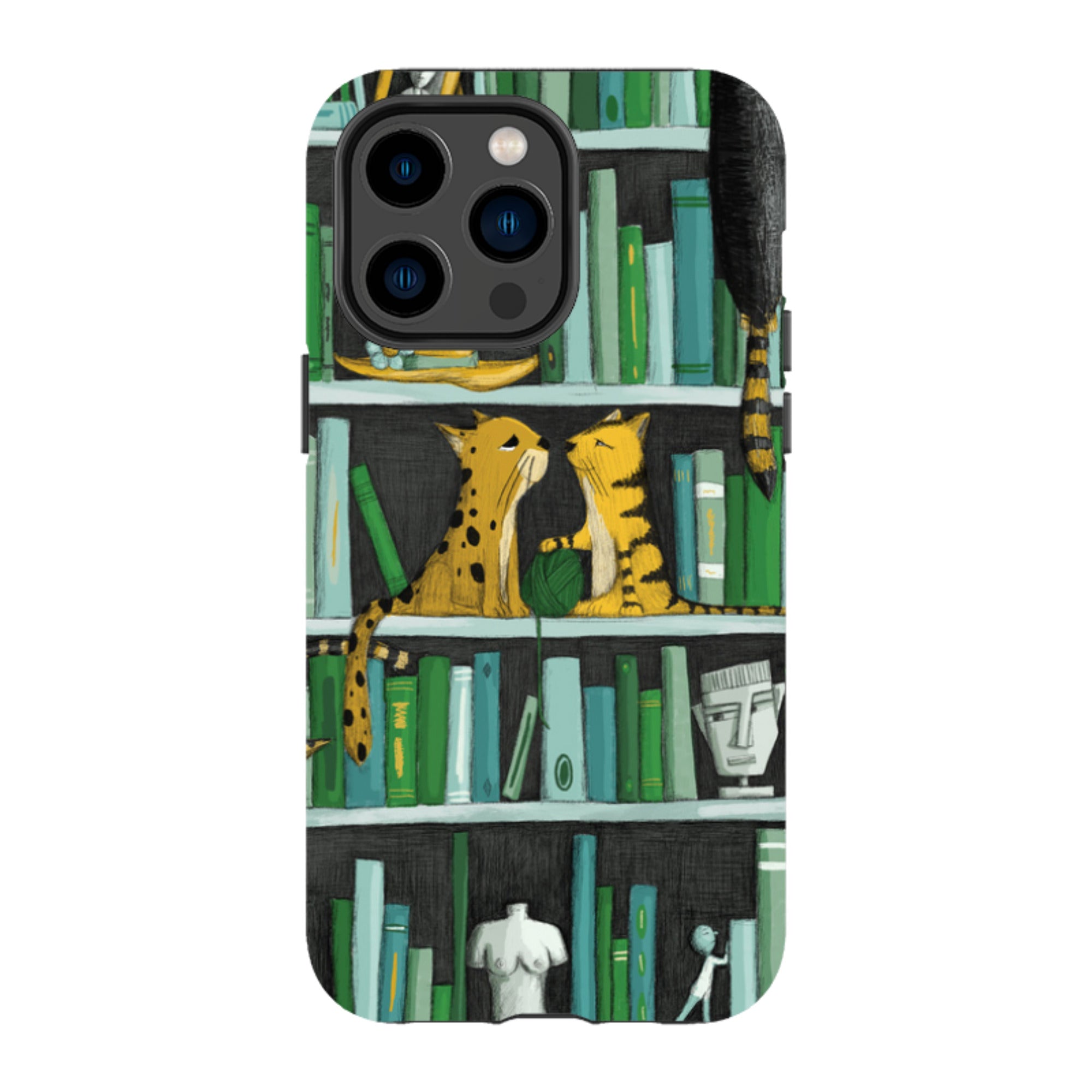 iPhone MagSafe Tough Case - Library Friends By Maja Lindberg