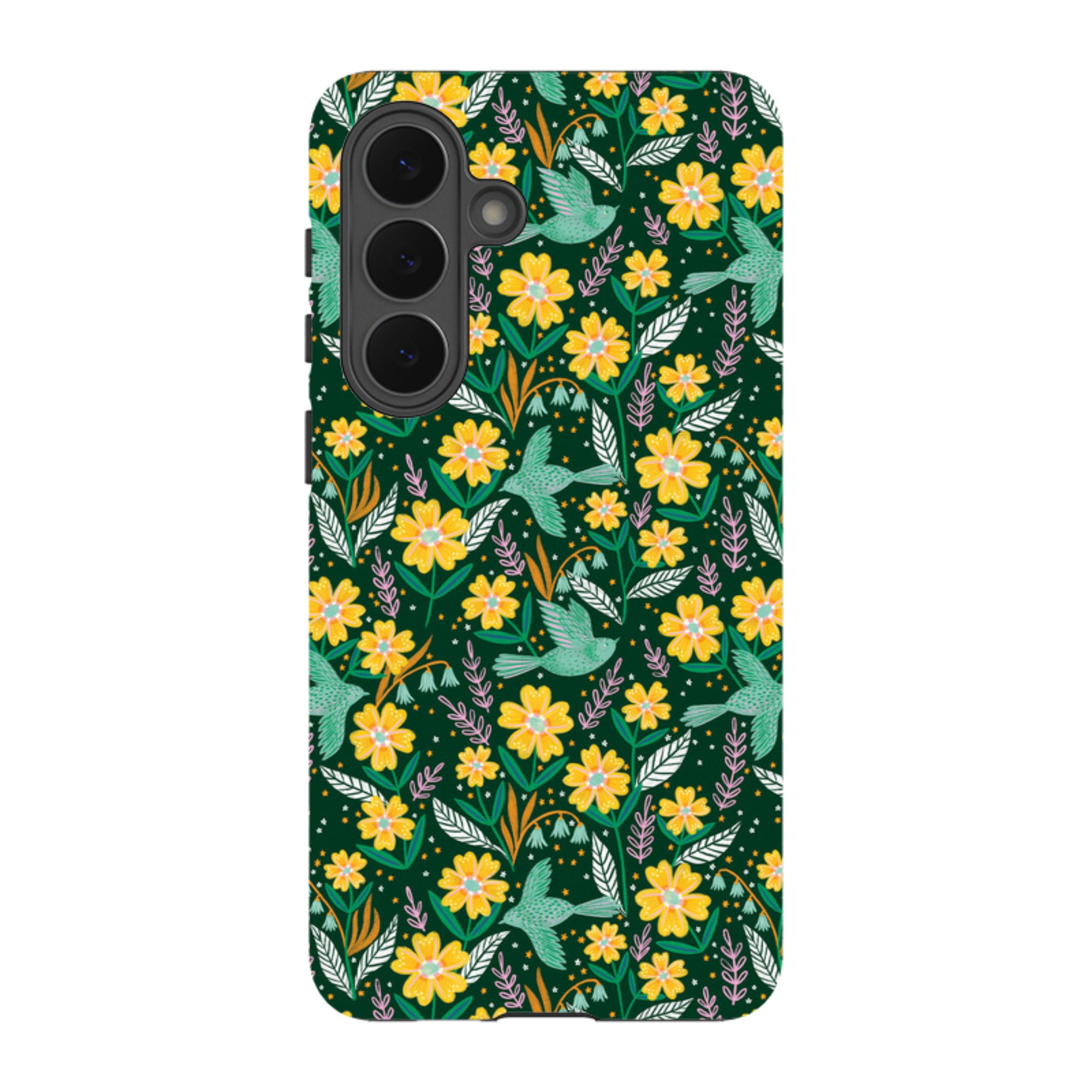 Samsung Tough Case - Sweet Birds Green By Lee Foster Wilson