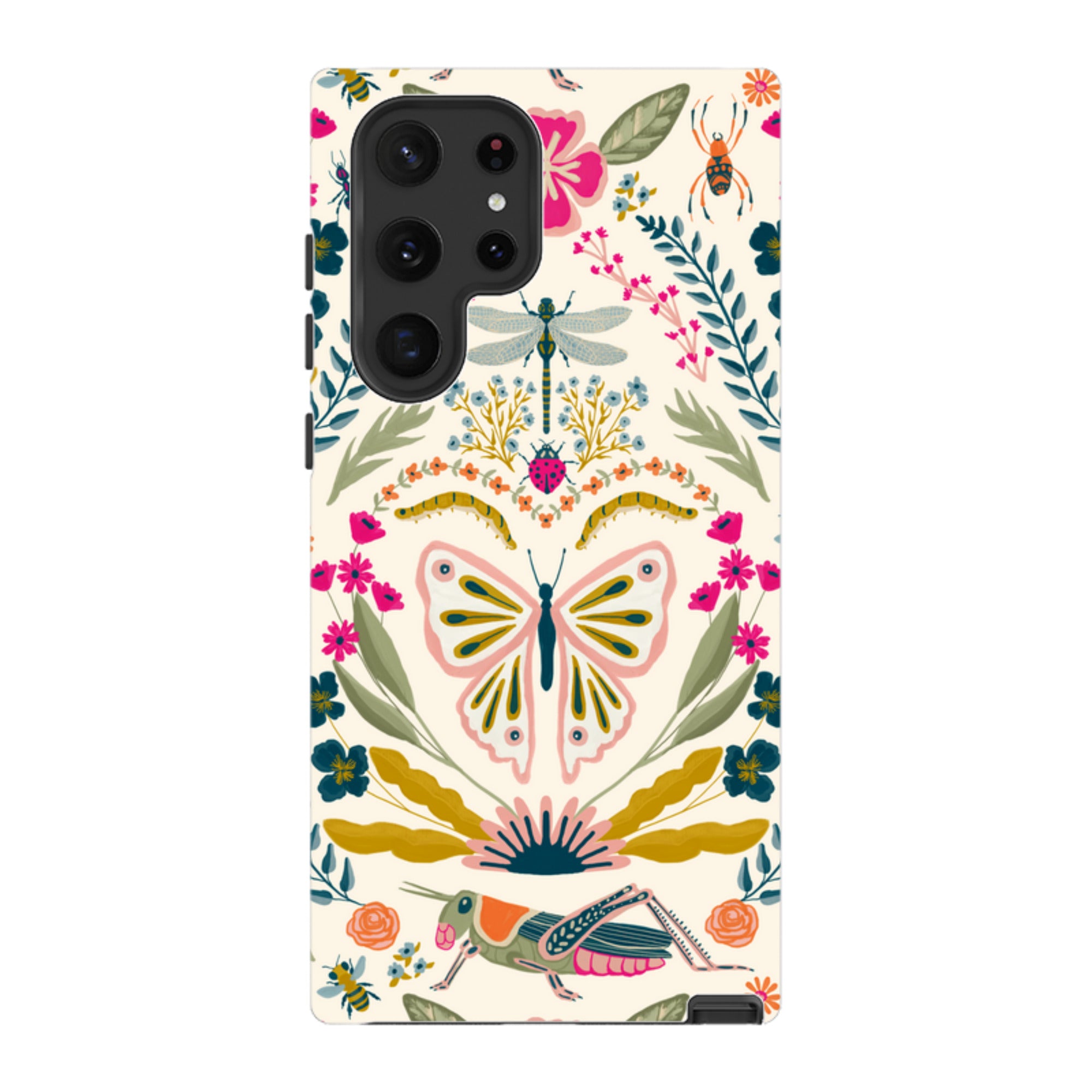 Samsung Tough Case - Butterfly Floral By Abby Jacobs