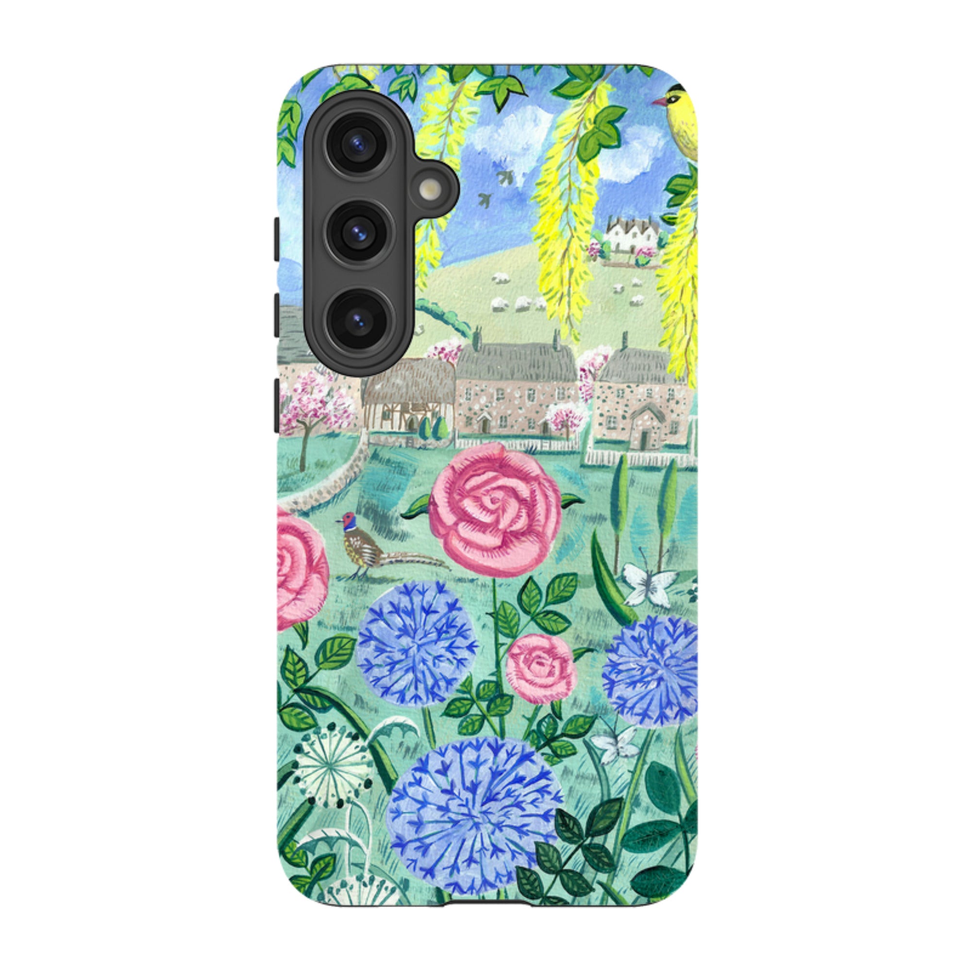 Samsung Tough Case - Village Floral By Mary Stubberfield