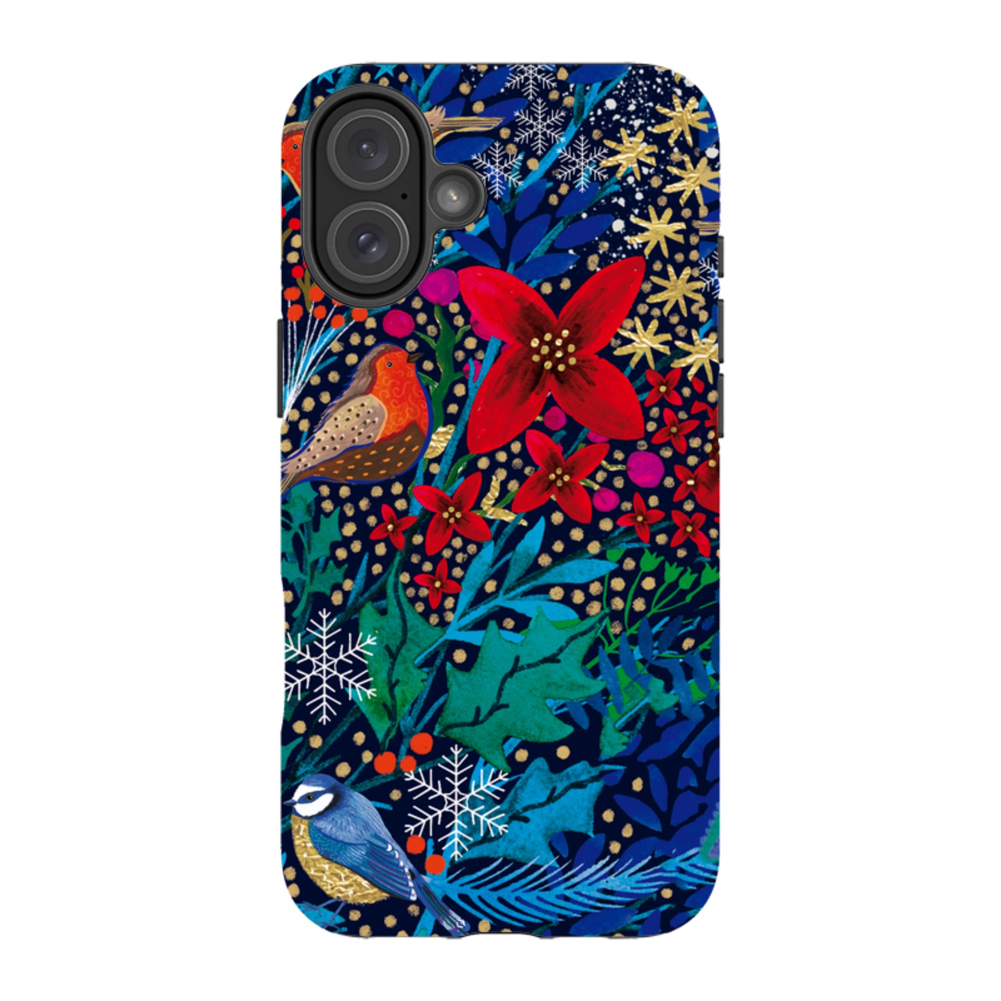 iPhone Tough Case - Xmas Robin II By Emma Frances Grant