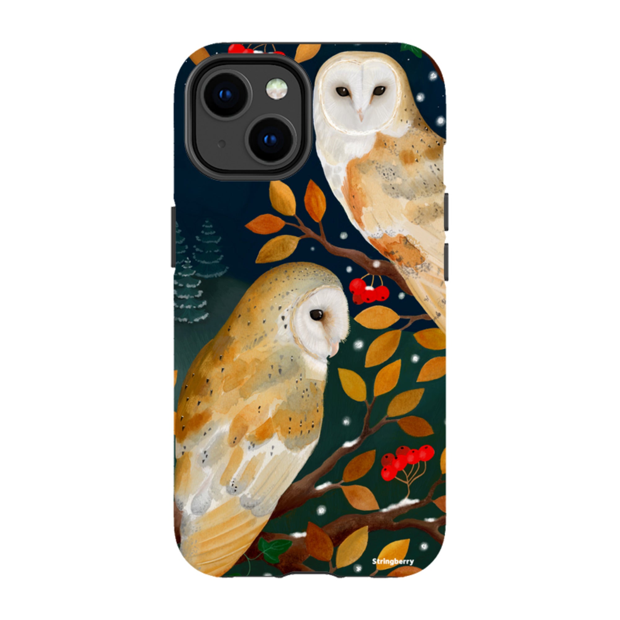 iPhone Tough Case - Autumn Owls By Bex Parkin