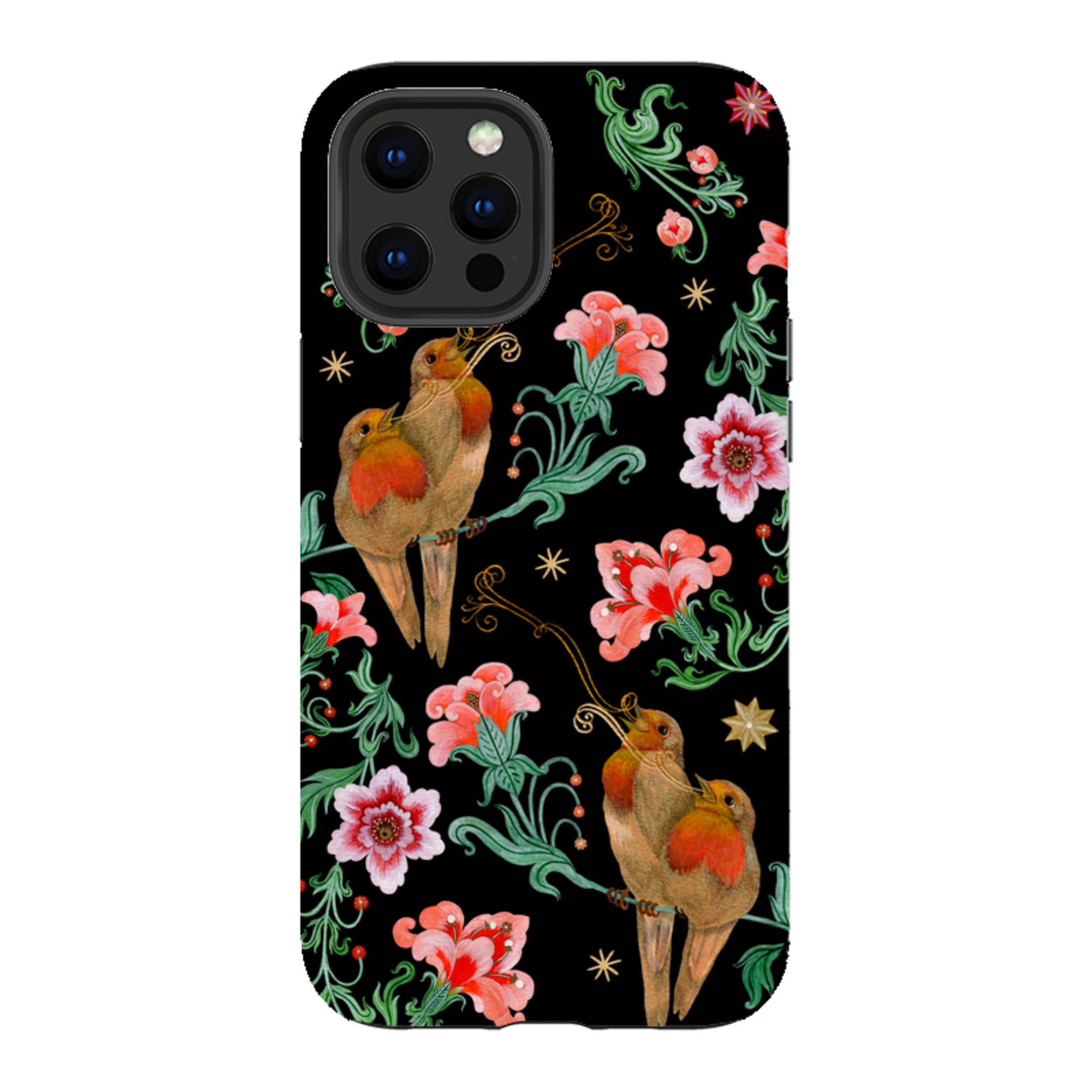 iPhone Tough  Case - Four Calling Birds By Maria Matos
