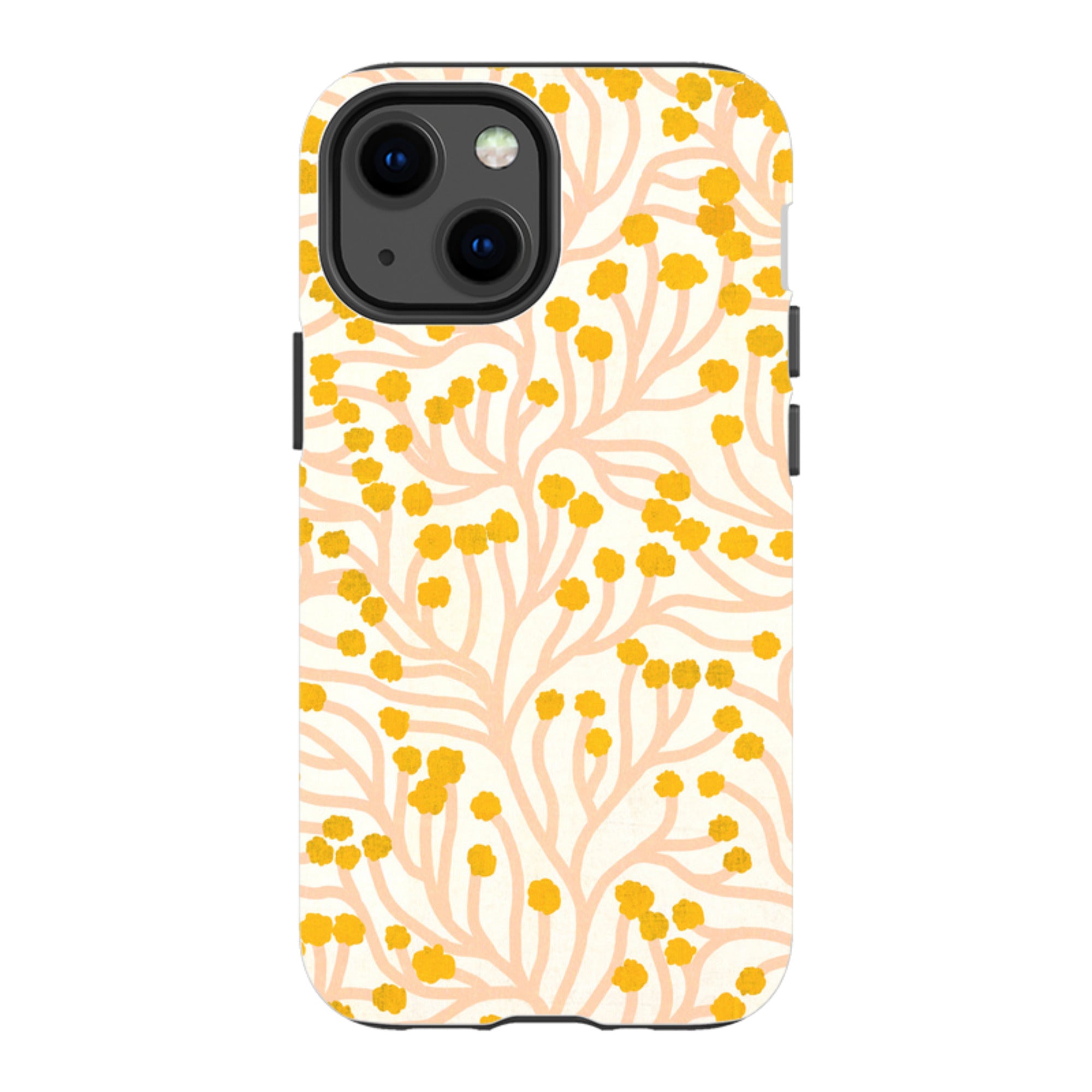 iPhone Tough Case - Vine Pink And Ochre By Katherine Quinn