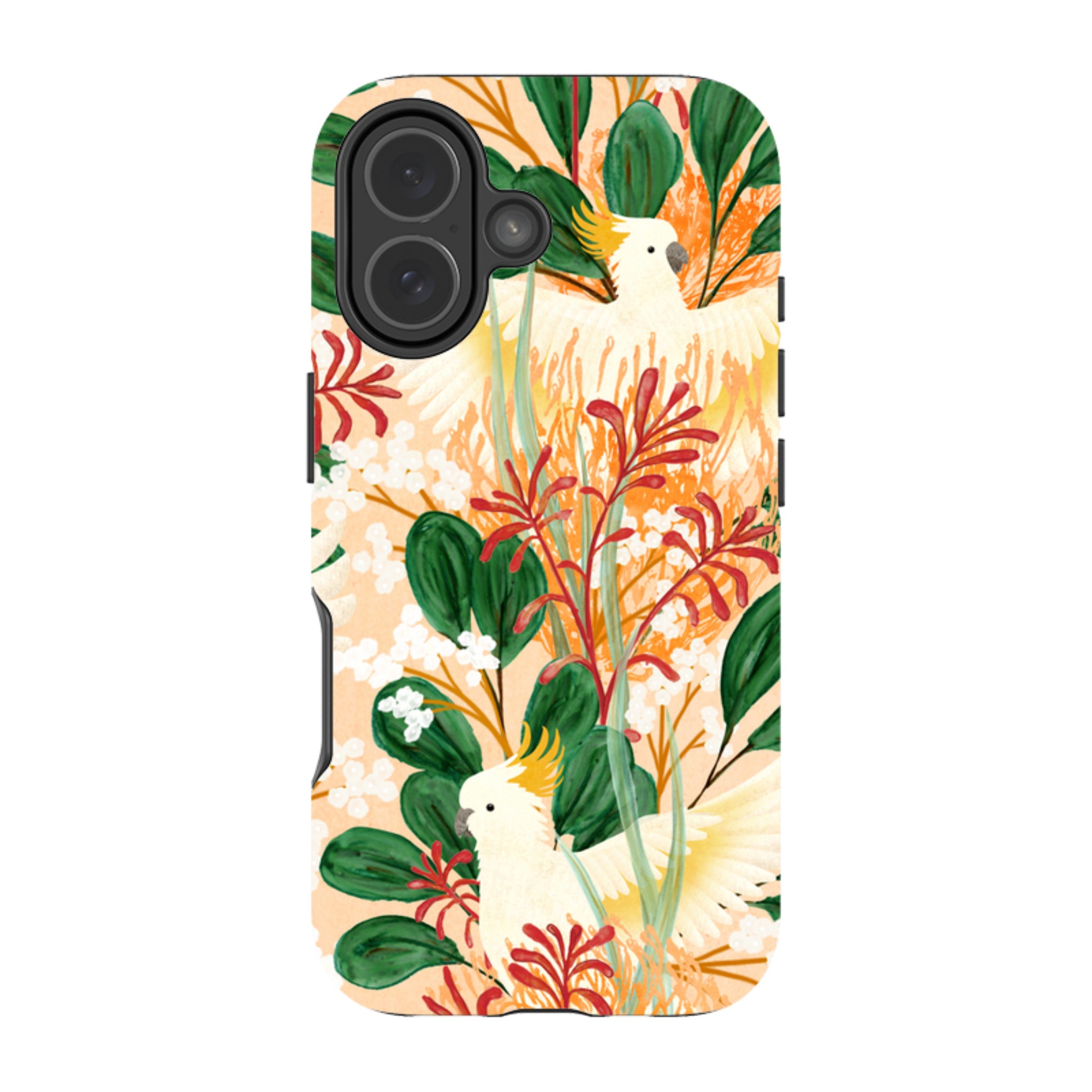 iPhone Tough Case - Cockatoo By Katherine Quinn