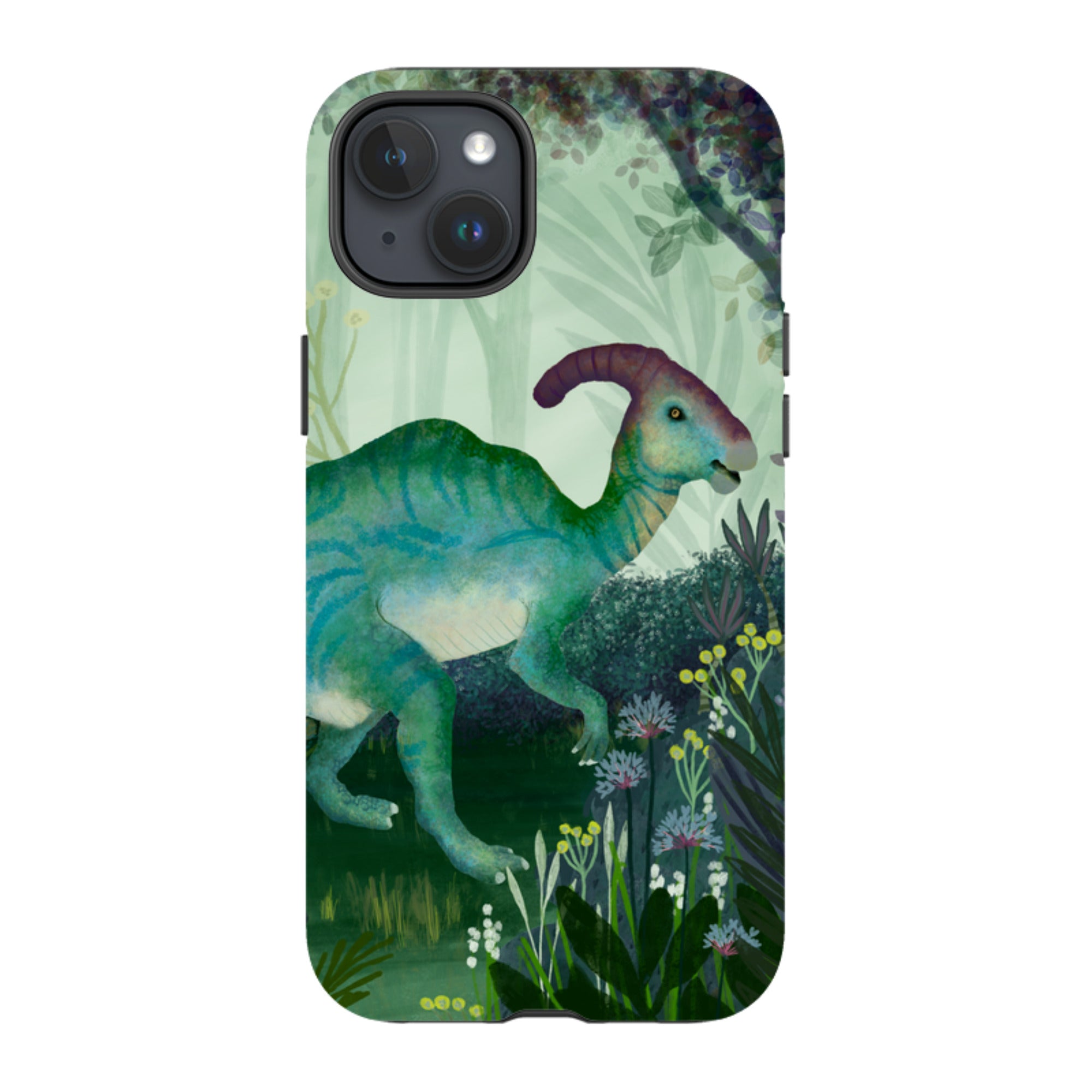 iPhone Tough Case - Dino Park III By Katherine Quinn