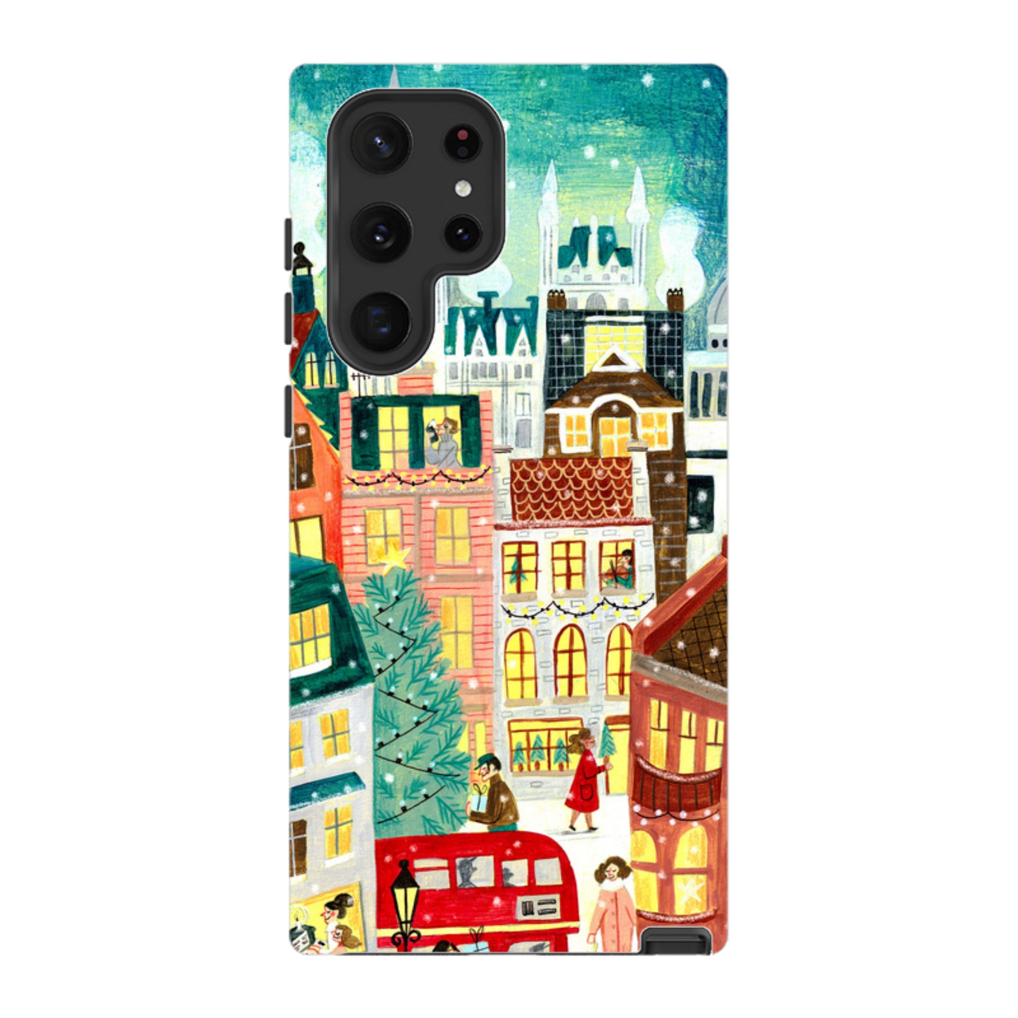 Samsung Tough Case - Xmas In London By Caroline Bonne Muller