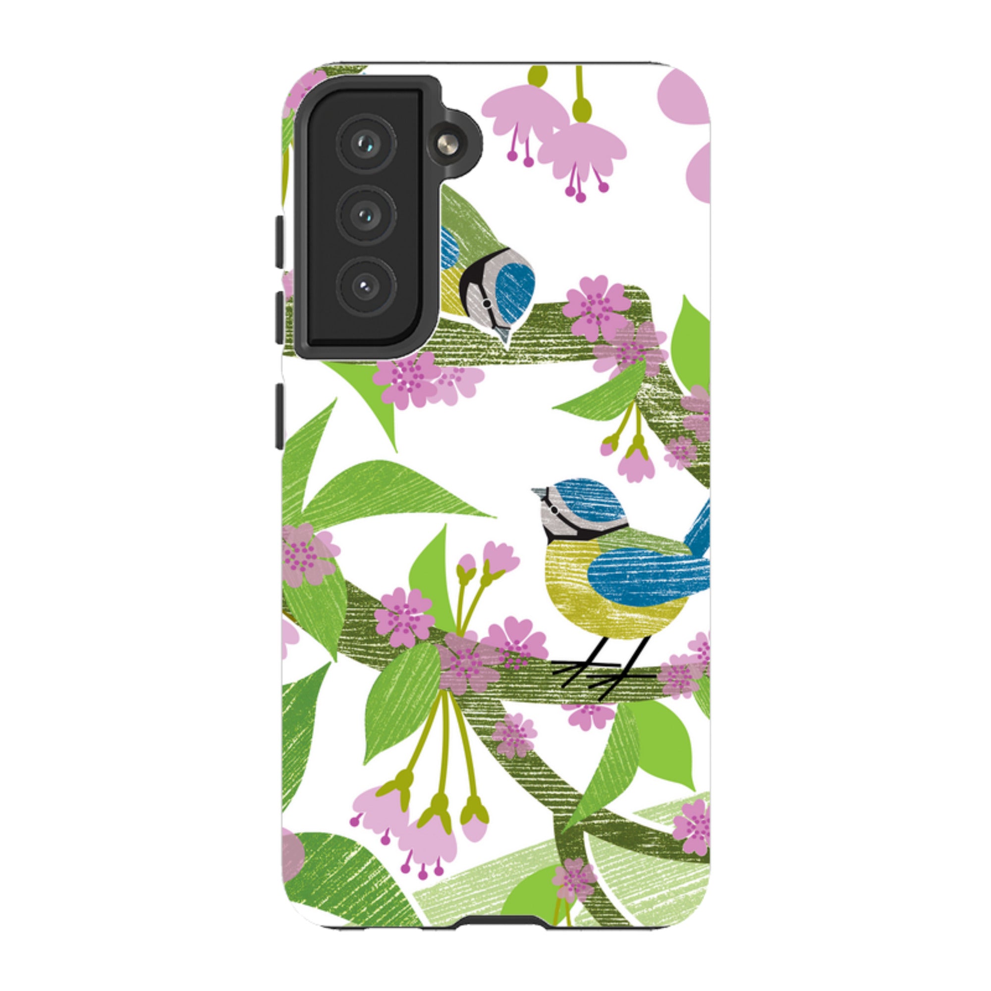 Samsung Tough Case - Blue Tits and Blossom By Liane Payne