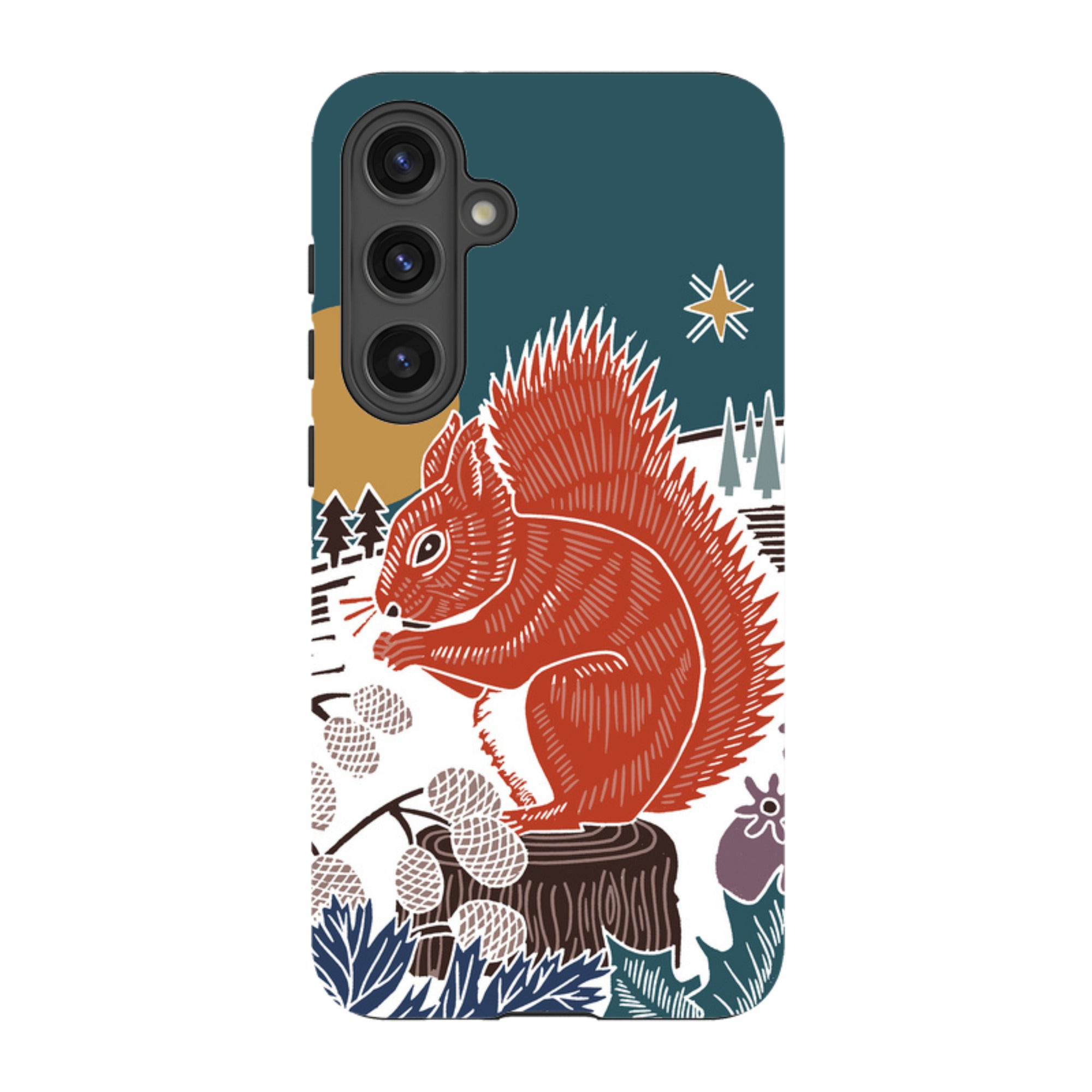 Samsung Tough Case - Winter Squirrel By Kate Heiss