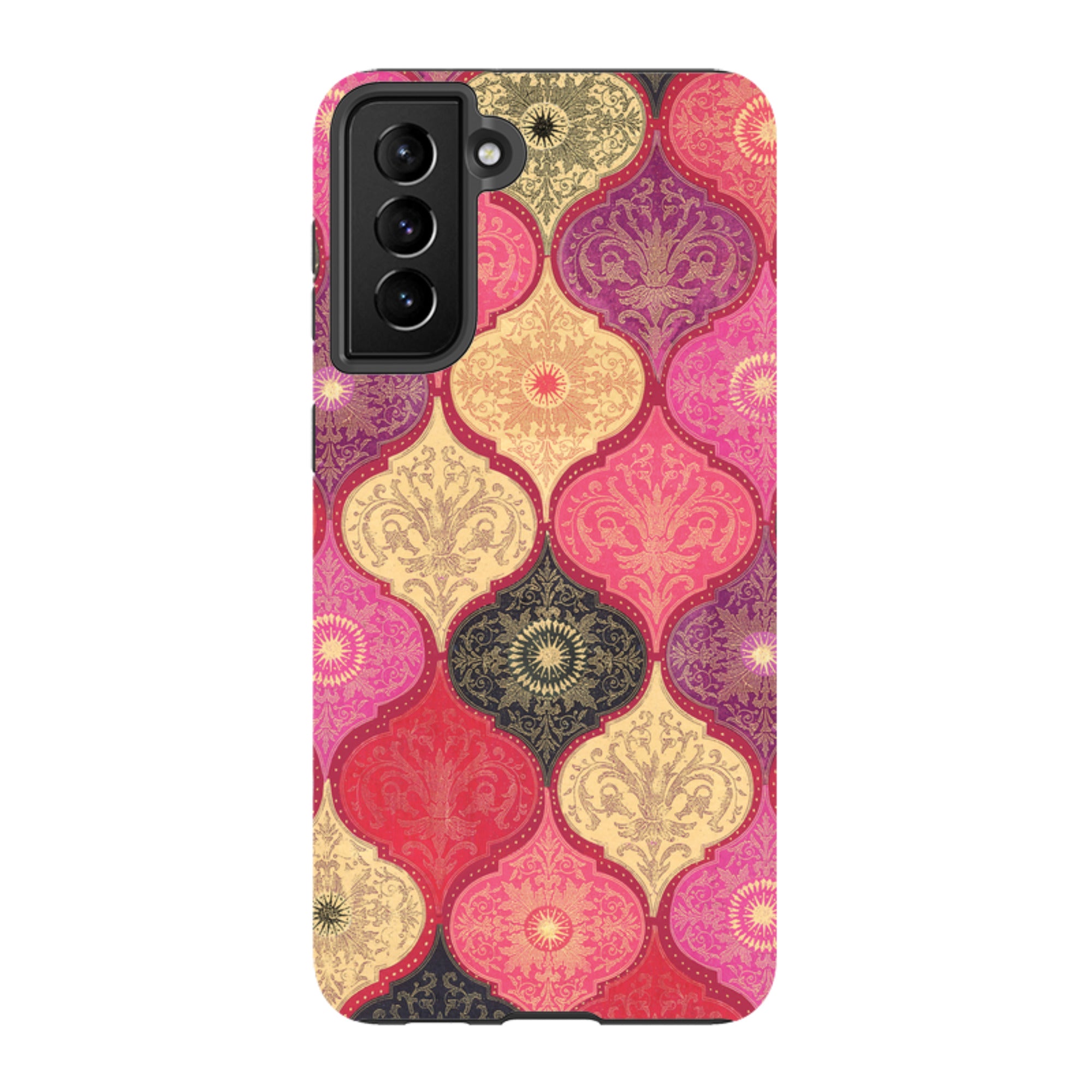 Samsung Tough Case - Red Damask By Jehane
