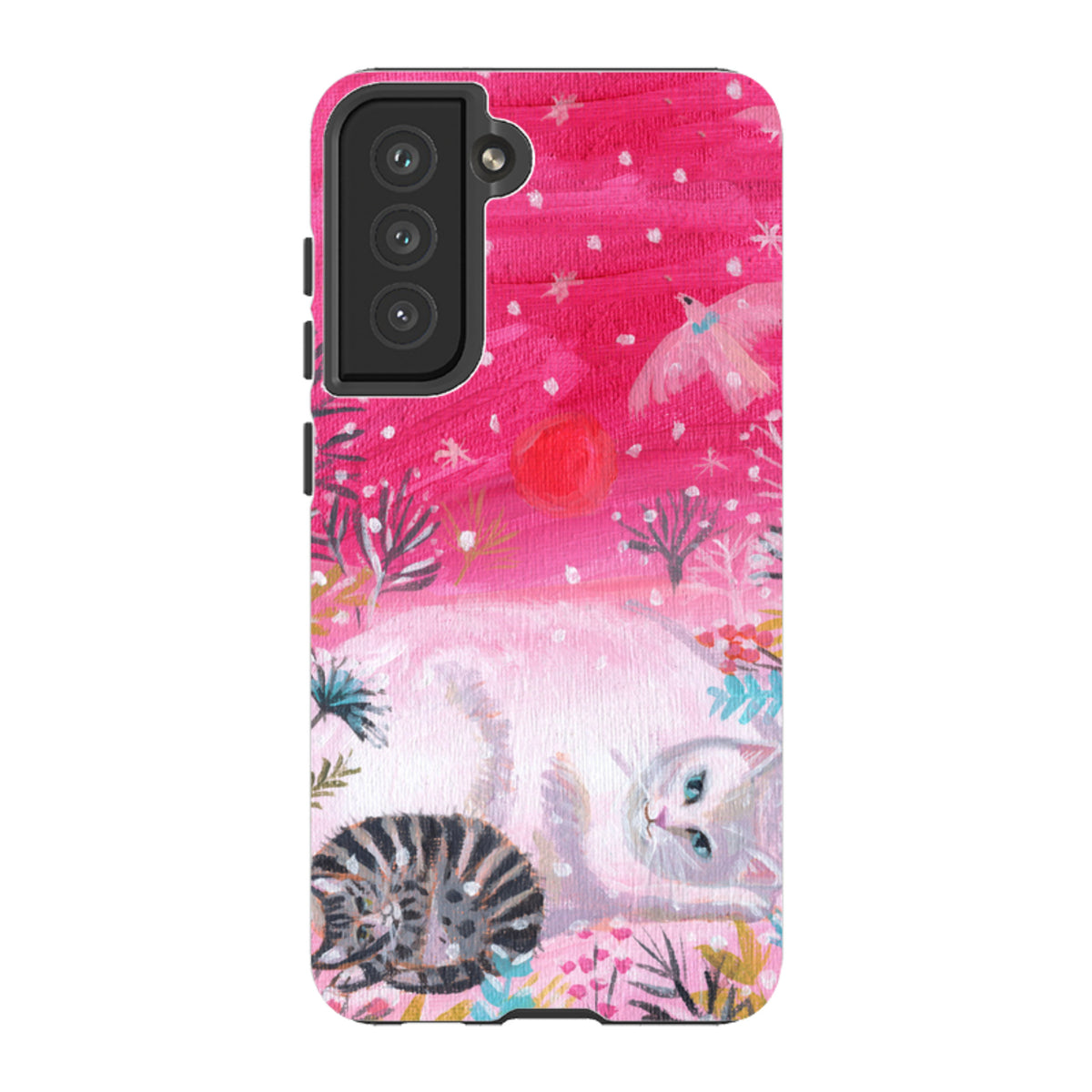 Samsung Tough Case - Christmas Cats By Mary Stubberfield