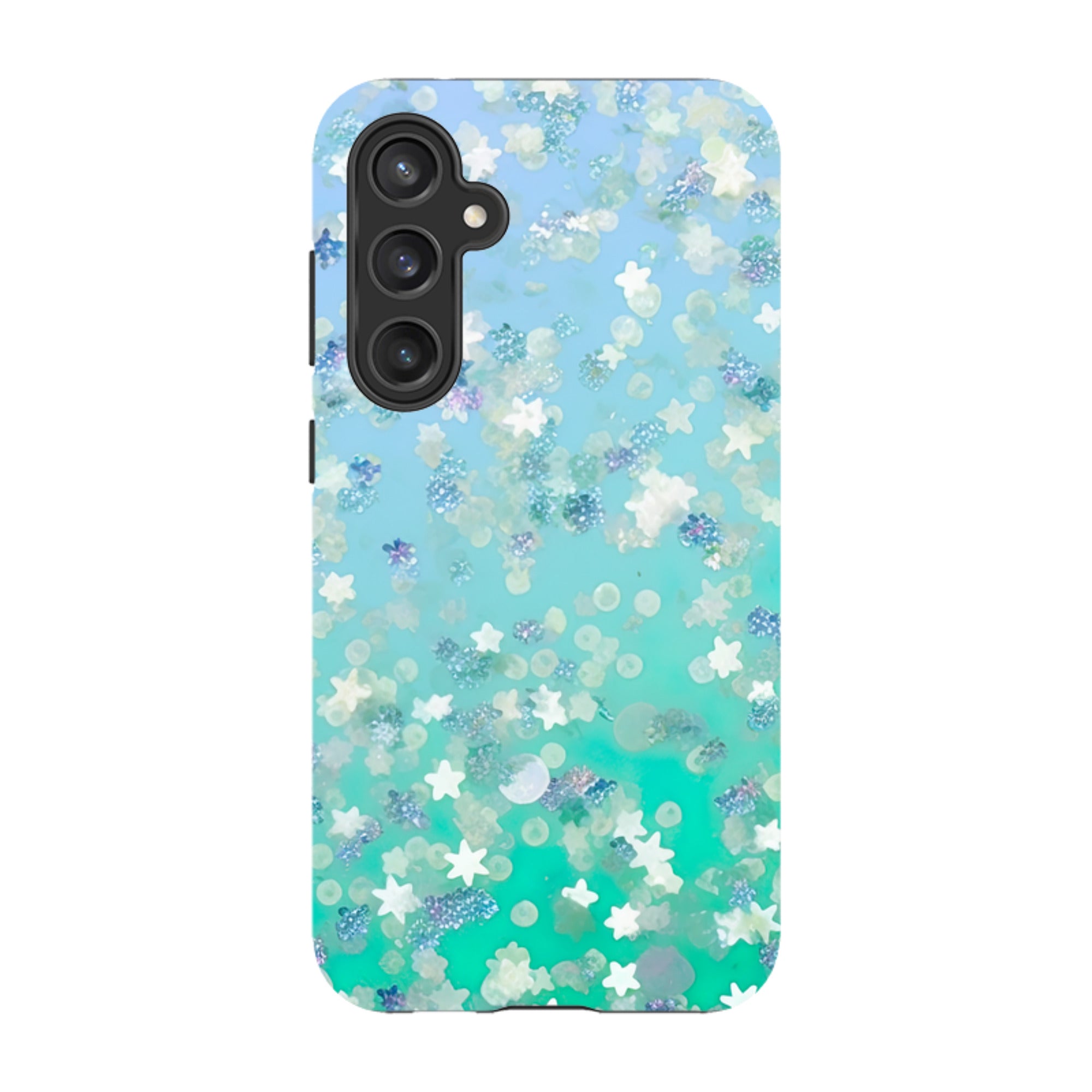 Samsung Tough Case - Green Stars