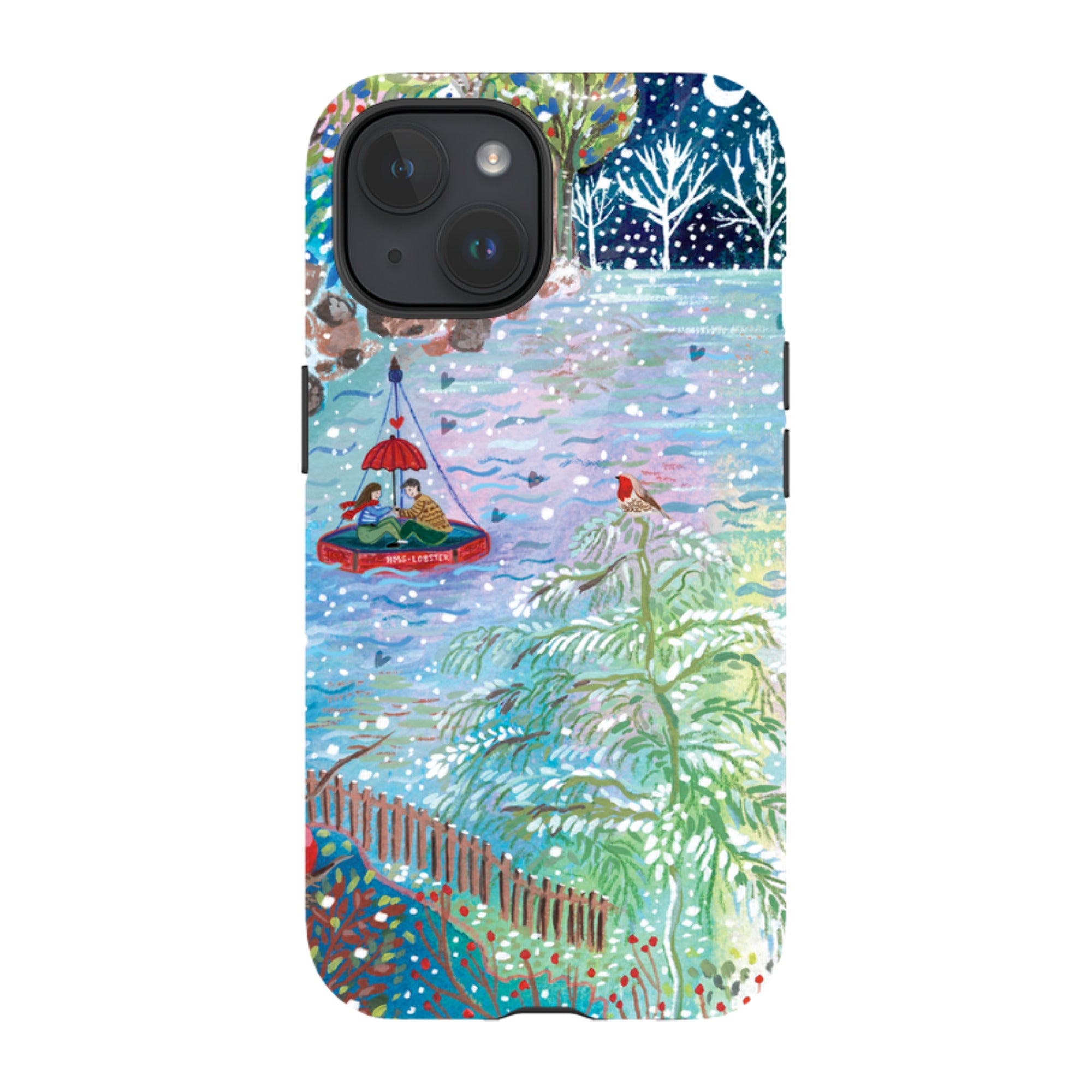 iPhone MagSafe Tough Case - A Wee Winter Harbour By Emma Frances Grant