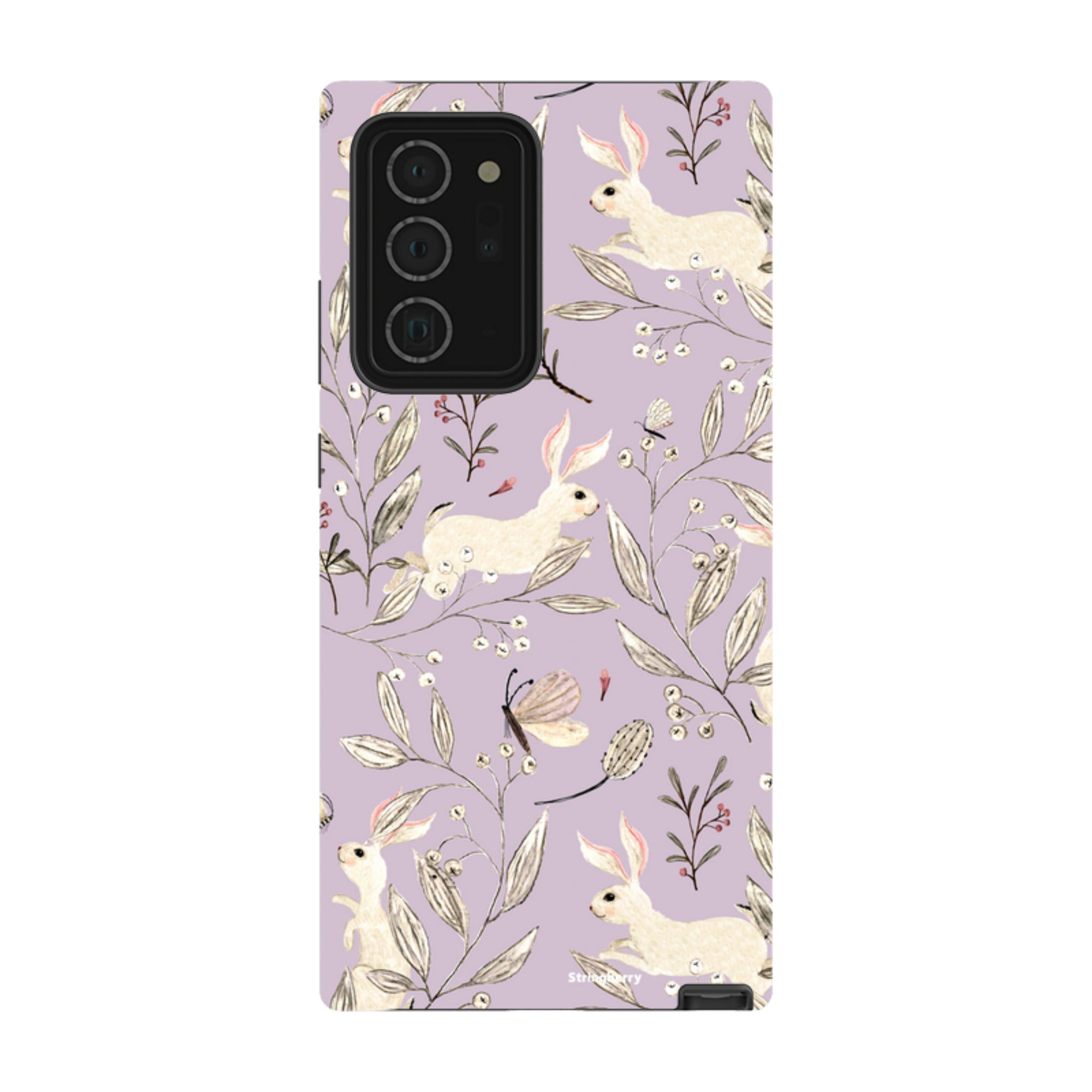 Samsung Tough Case - Bunnies Mauve By Katherine Quinn