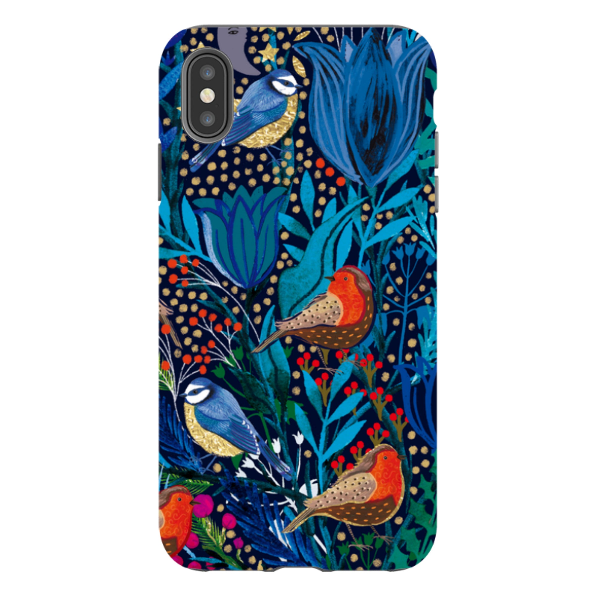 iPhone Tough Case - Xmas Robin IV By Emma Frances Grant