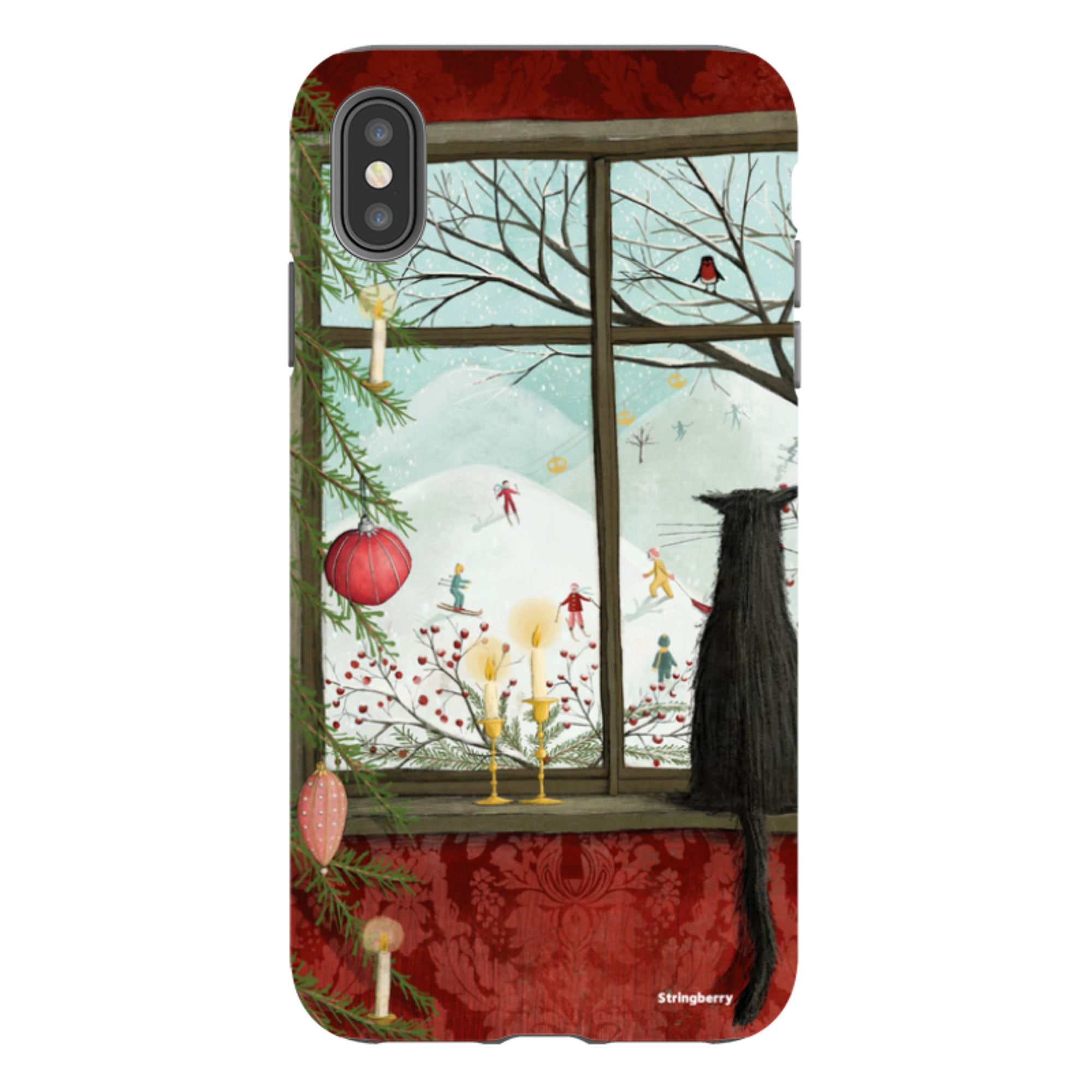 iPhone Tough Case - Christmas Window By Maja Lindberg