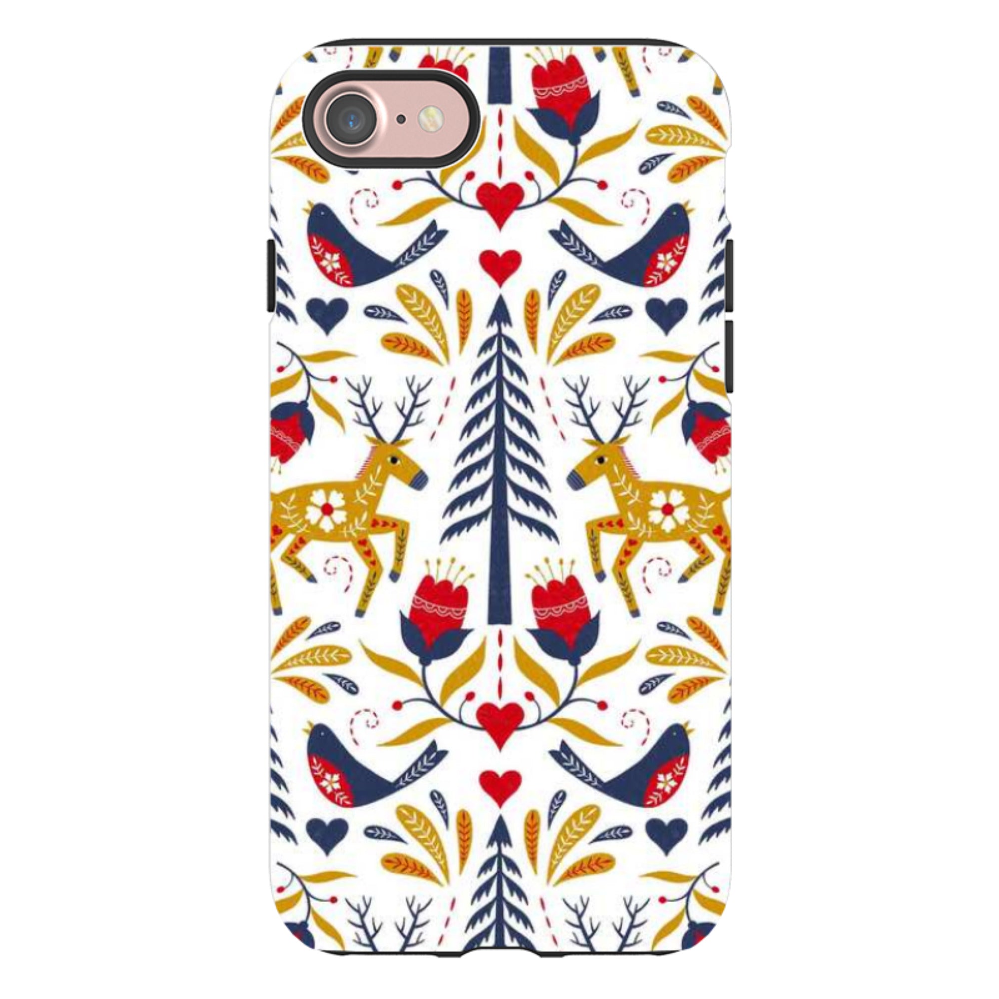 iPhone Tough Case - Xmas Pattern II By Suzy Taylor