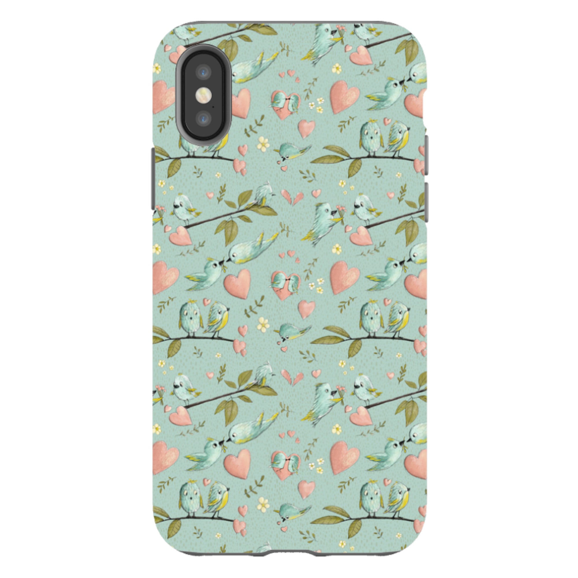 iPhone Tough Case - Love Is In The Air Pattern By Maja Lindberg