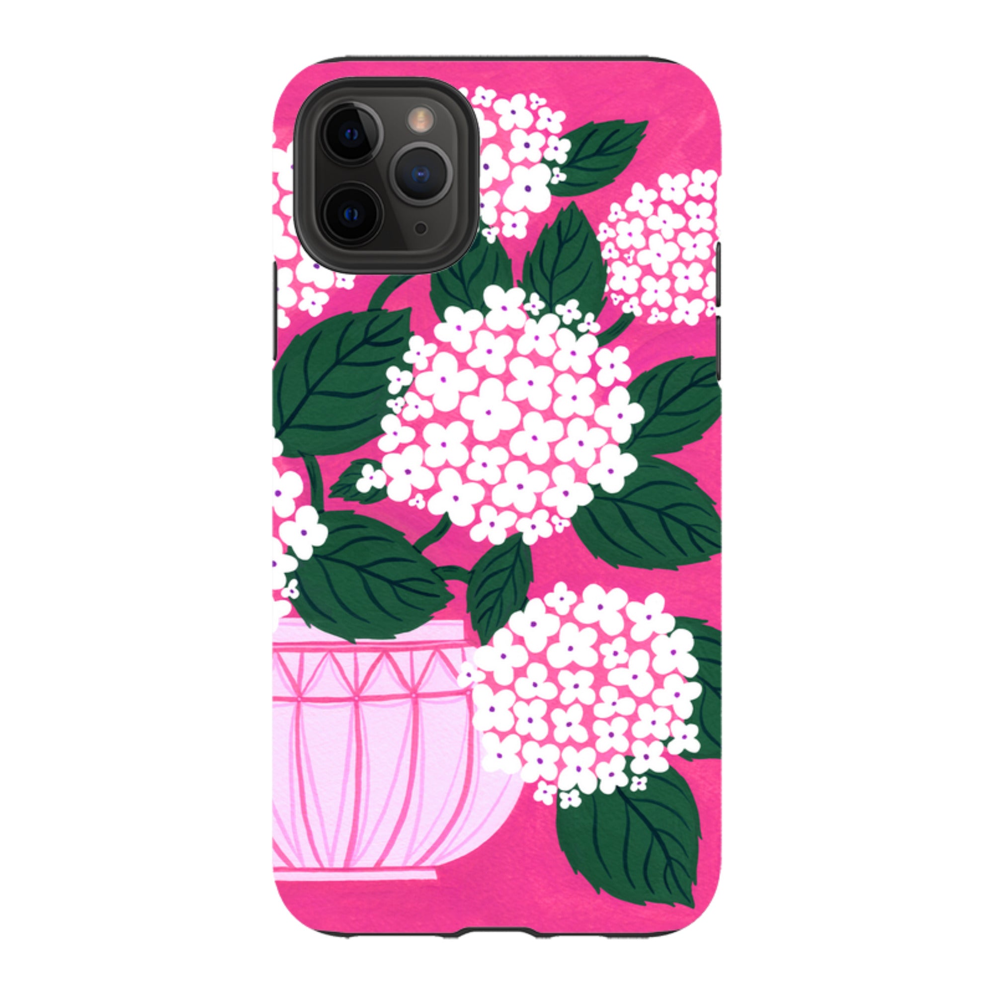 iPhone Tough Case - Hydrangea By Madalina Andronic