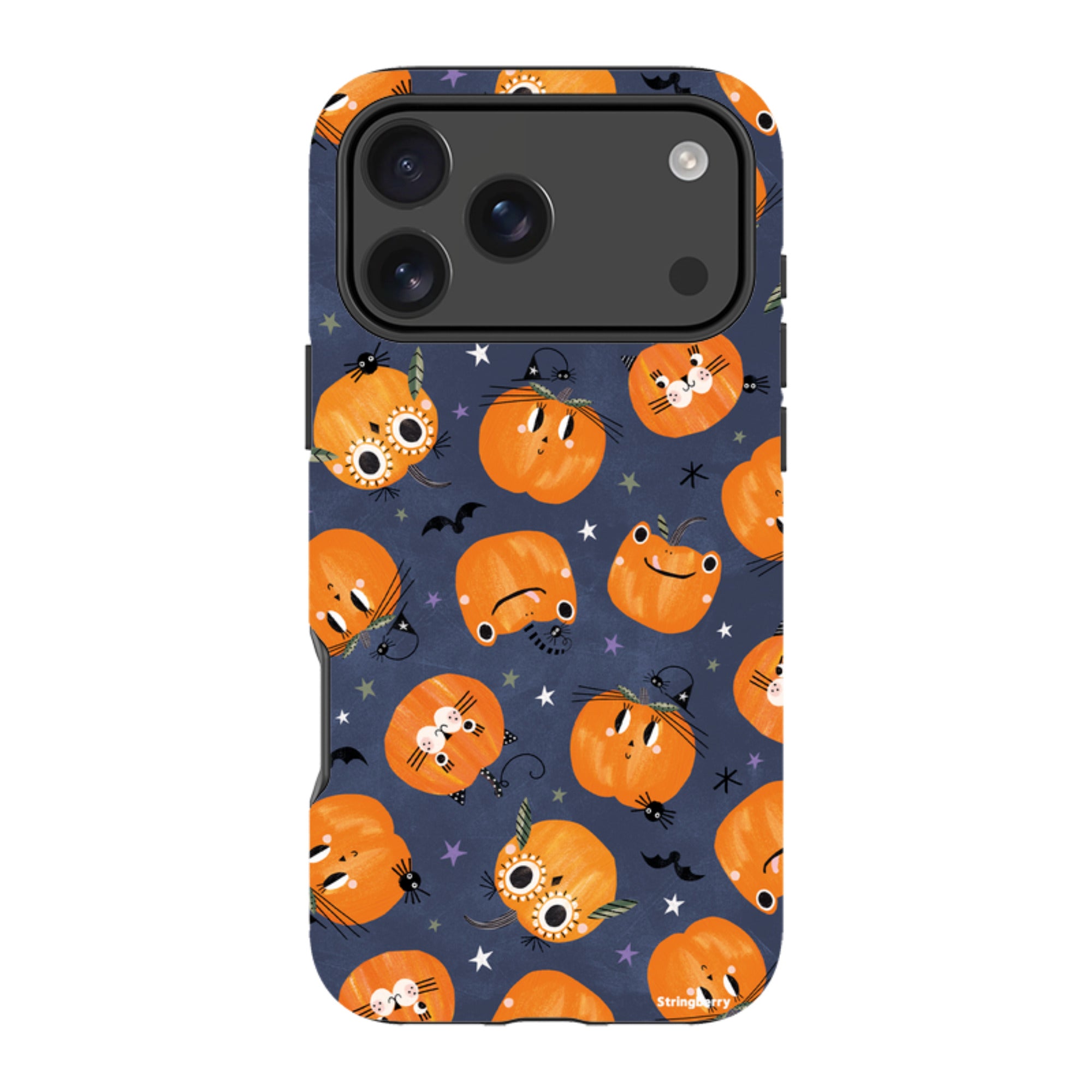 iPhone Tough Case - Halloween Pumpkin Dark By Ali Brookes