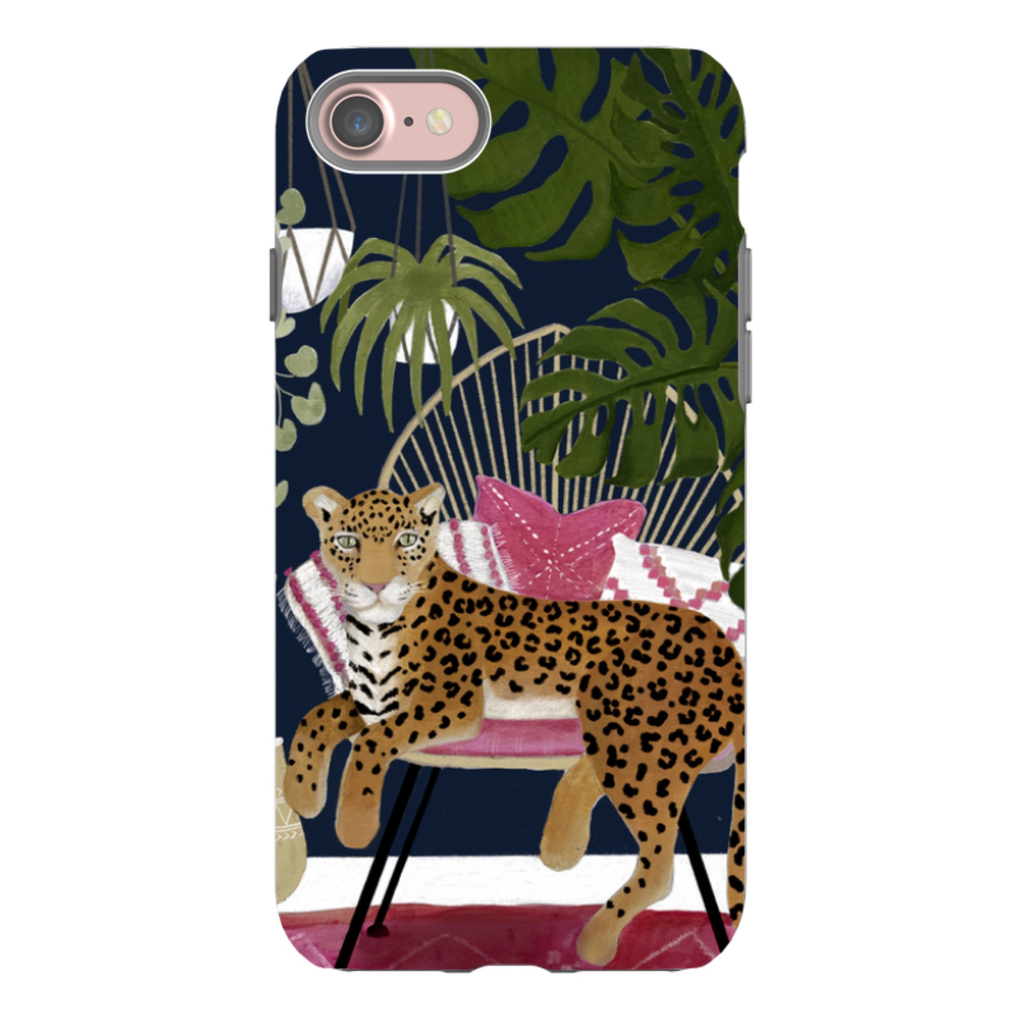 iPhone Tough Case - Boho Leopard By Bex Parkin