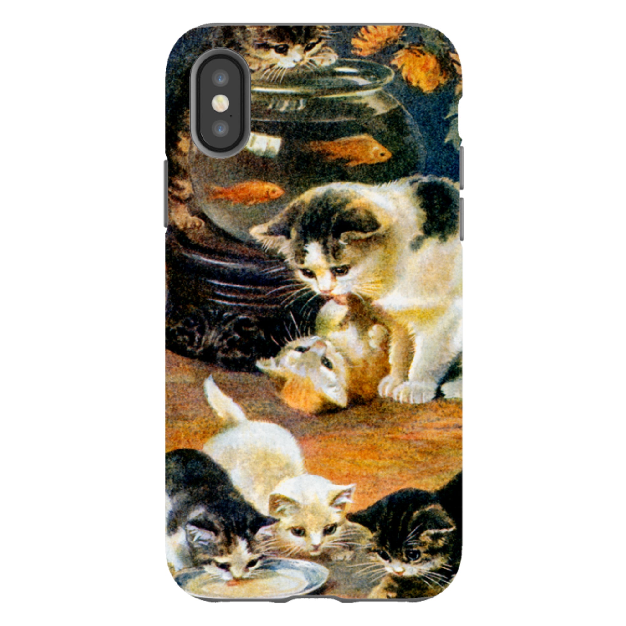 iPhone Tough Case - A Frolicsome Family By Heritage