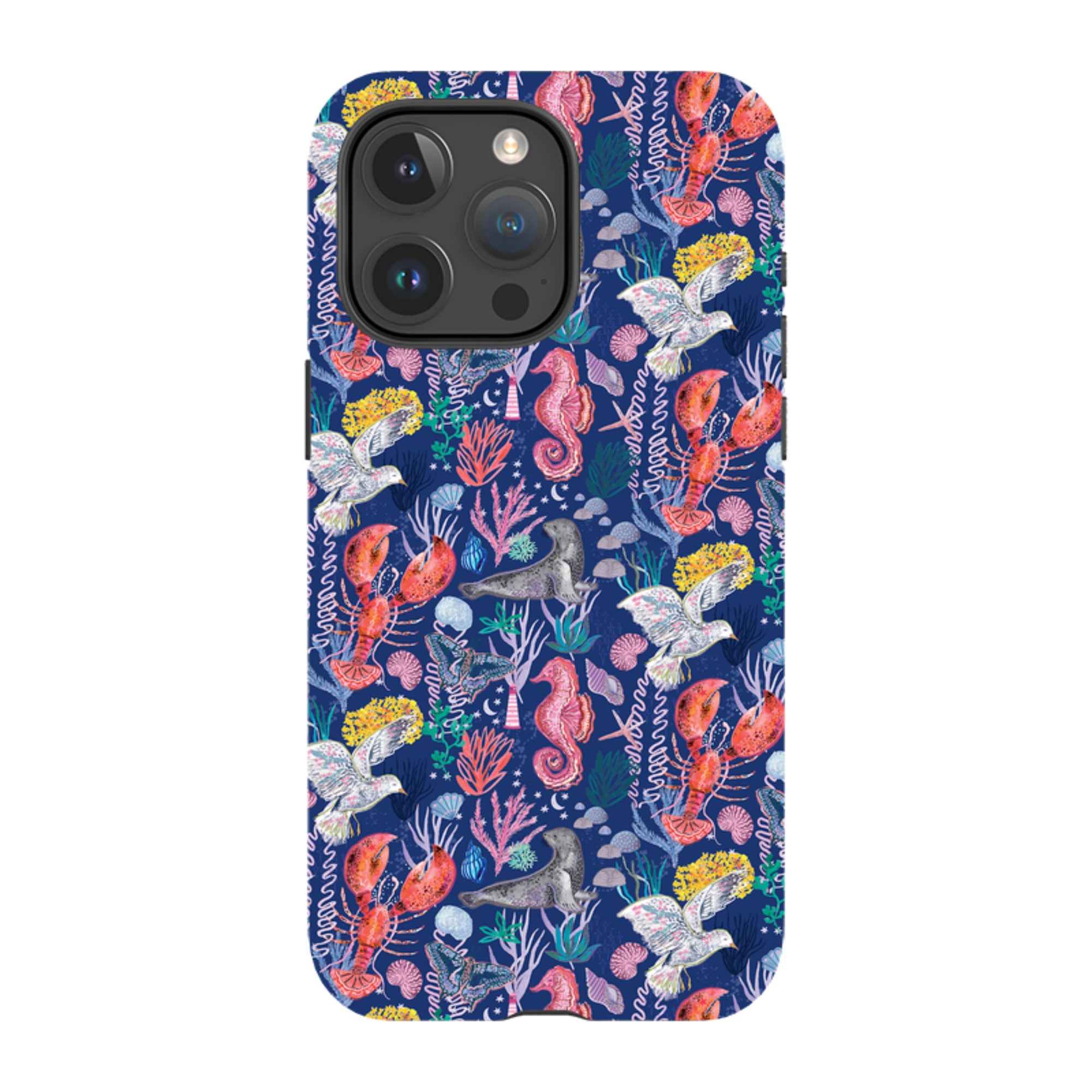 iPhone Case - Coastline Pattern-C By Emma Frances Grant