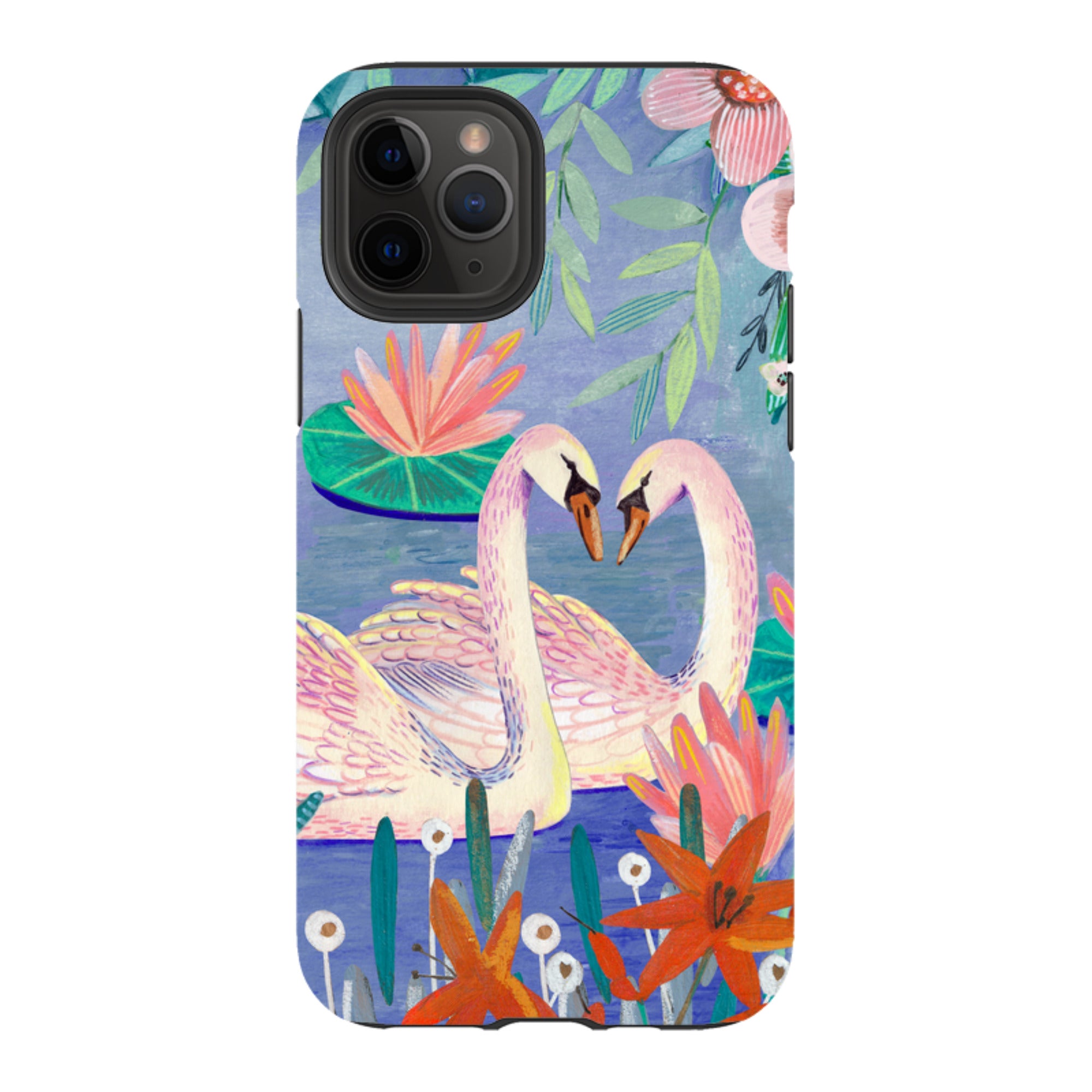 iPhone Tough Case - Swans By Caroline Bonne Muller