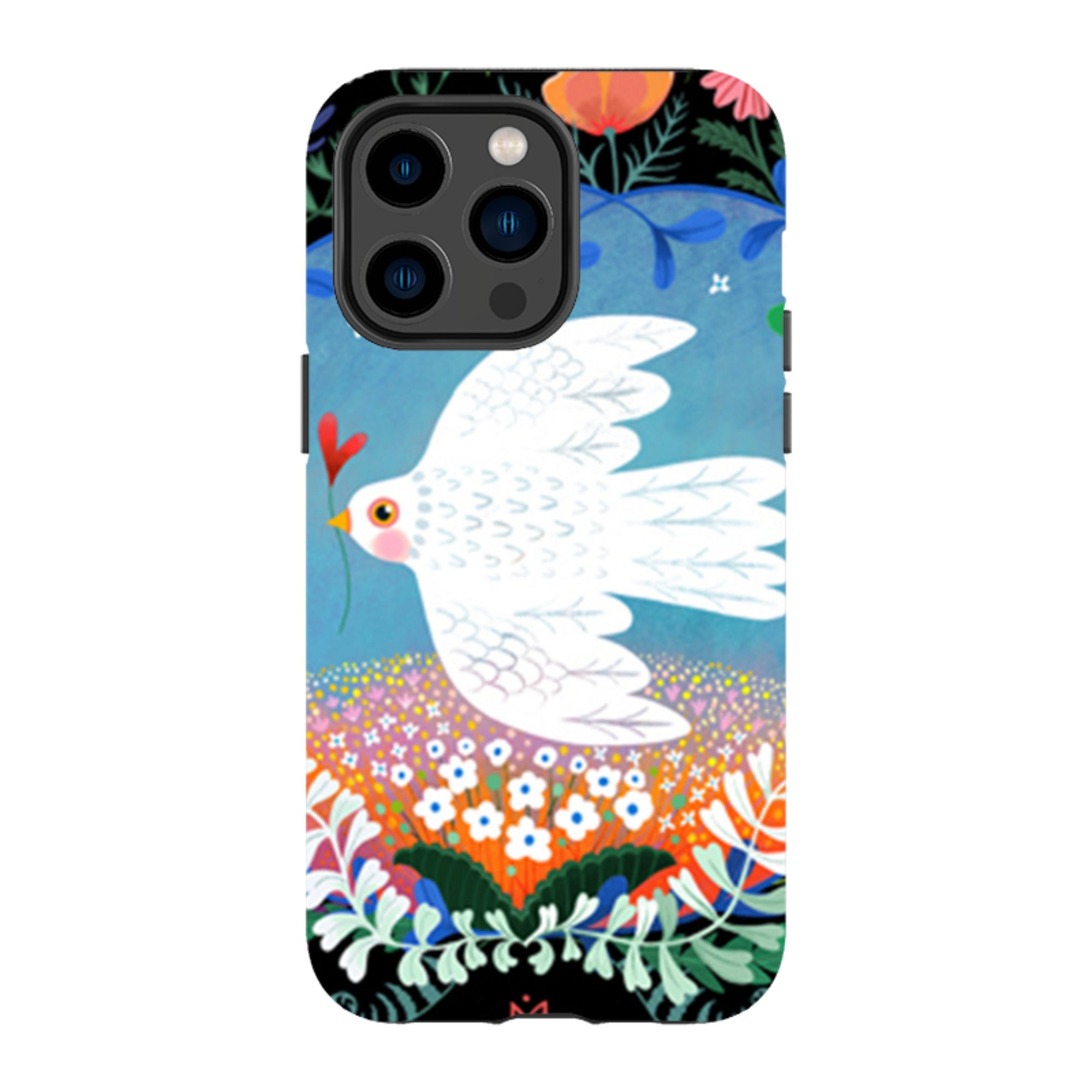 iPhone Tough Case - Peacebird By Mia Underwood