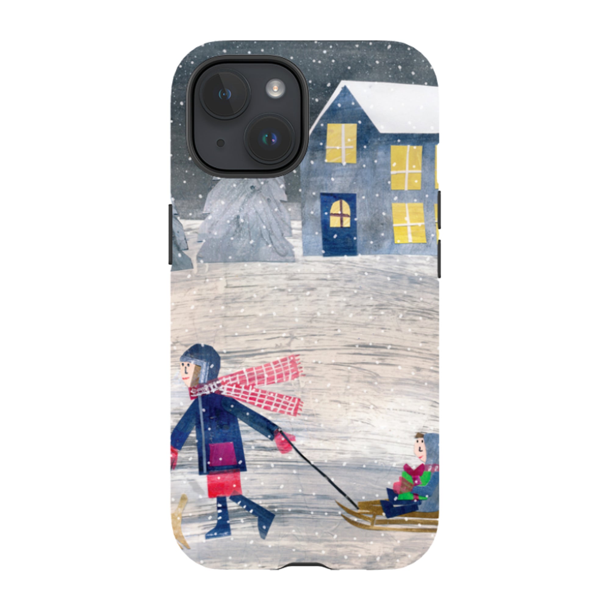 iPhone Tough Case - Sledging By Tracey English