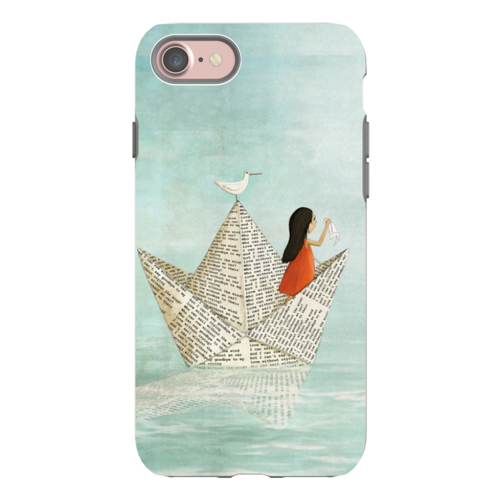 iPhone Tough Case - Sail Without A Wind By Maja Lindberg