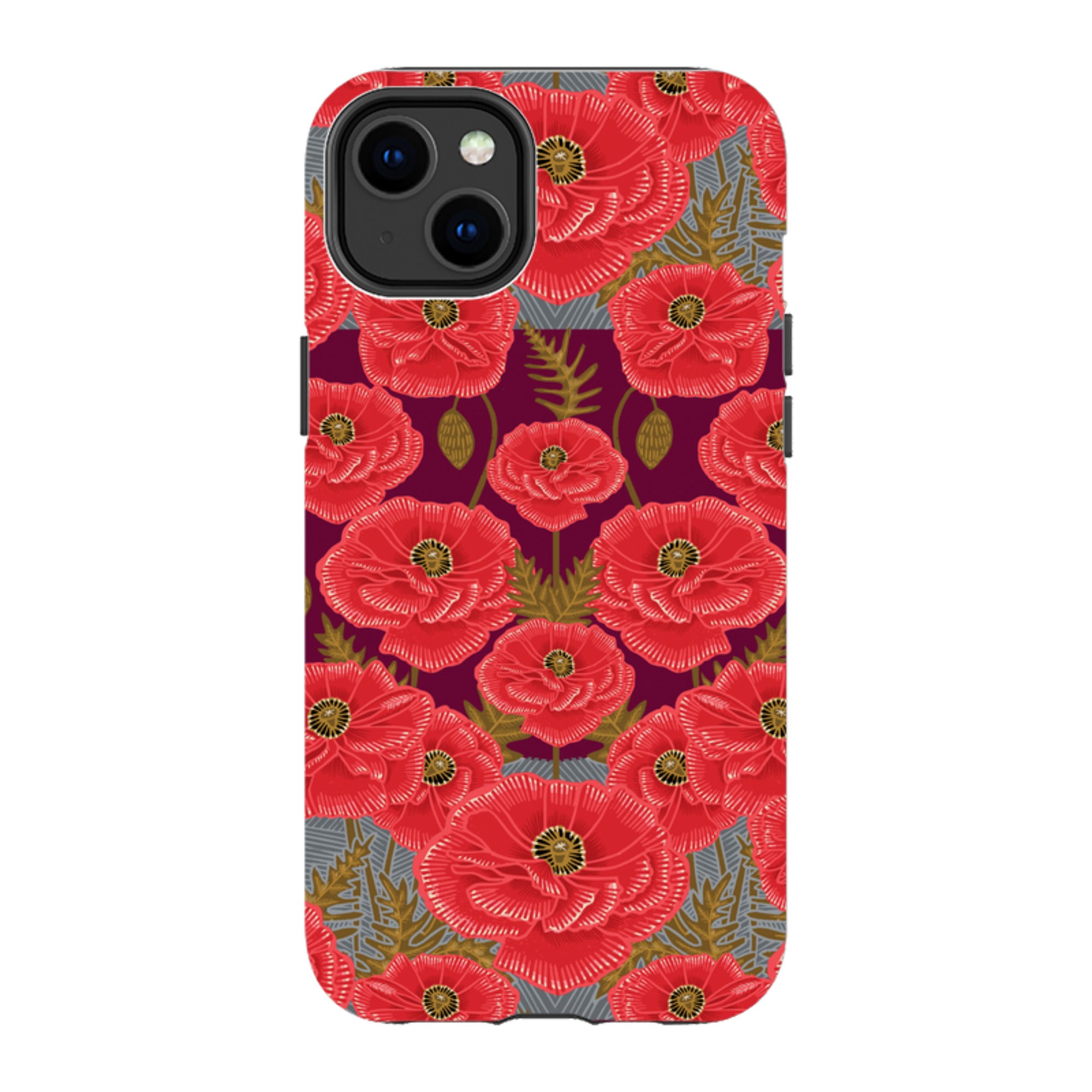 iPhone Case - Poppy Red By Kate Heiss