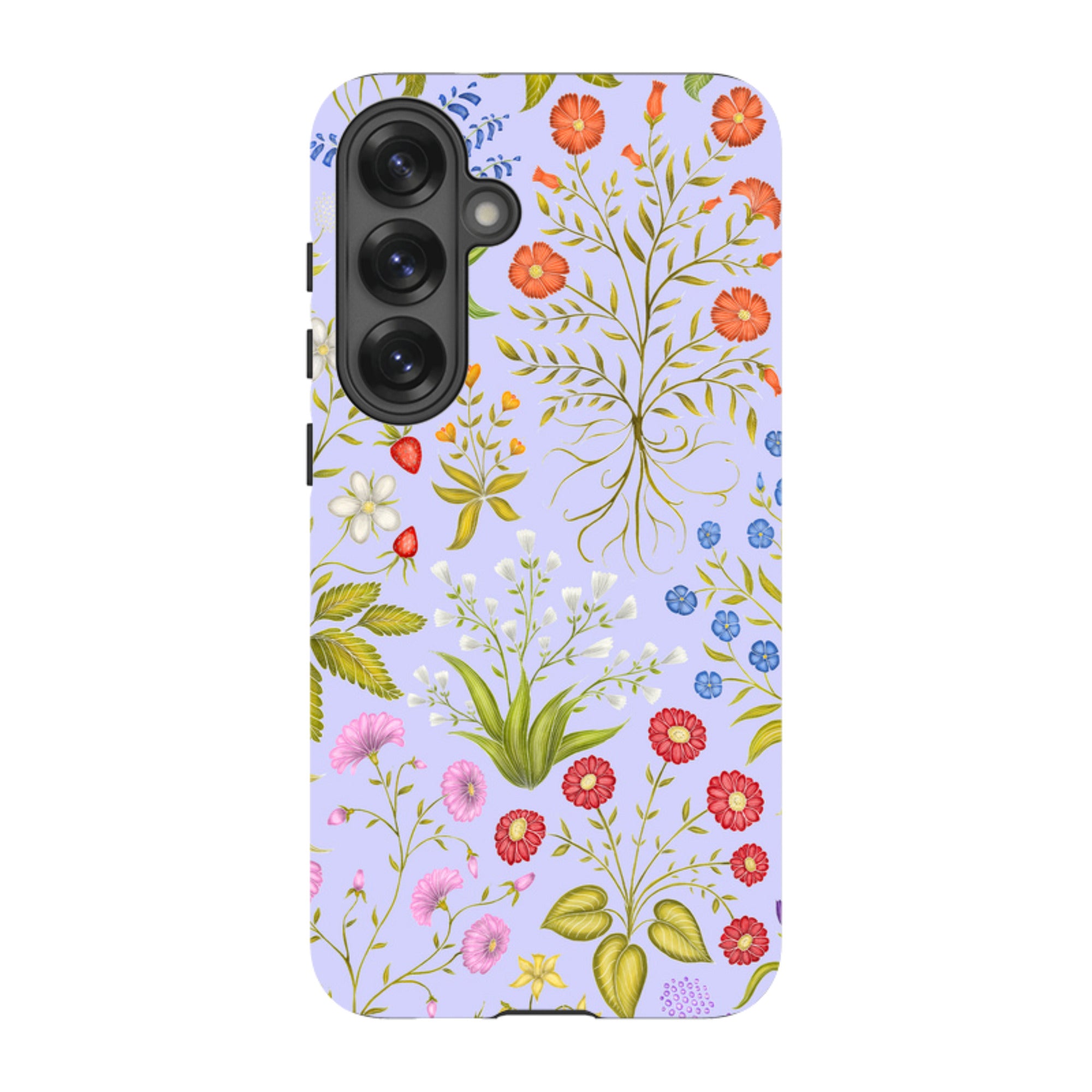 Samsung Tough Case - Fleurs Blue By Catherine Rowe