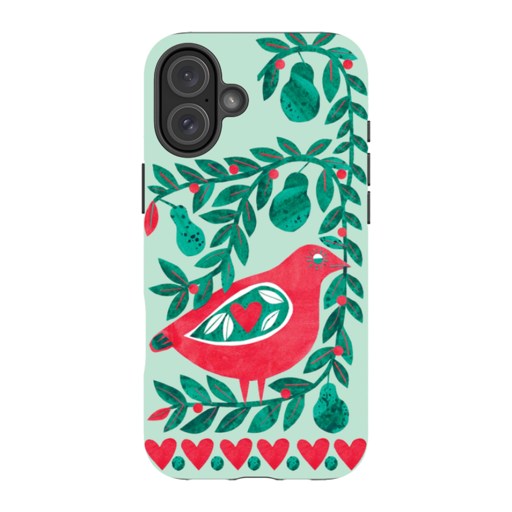 iPhone Tough Case - Partridge With Pears By Tracey English