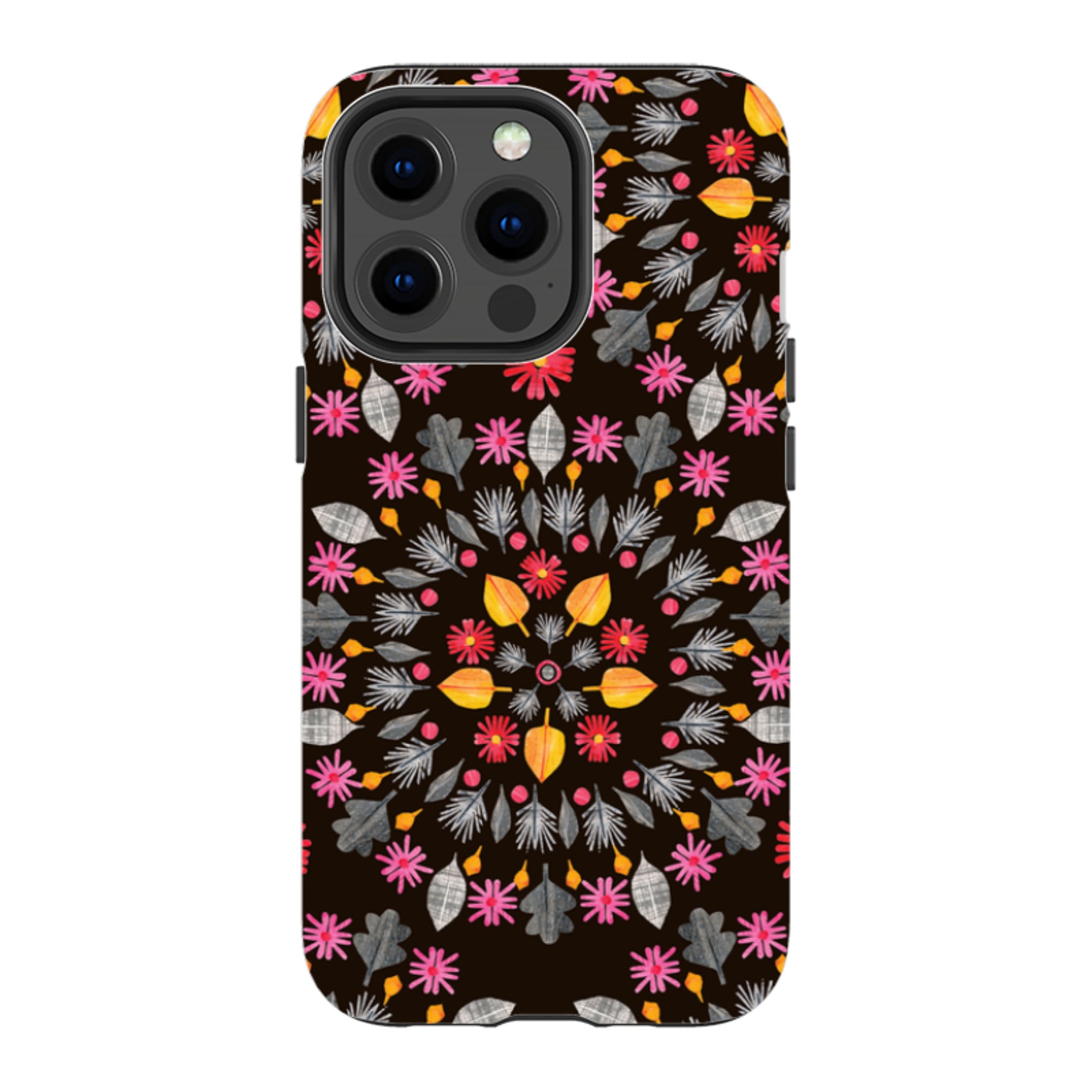 iPhone MagSafe Tough Case - Autumn Mandala By Tracey English