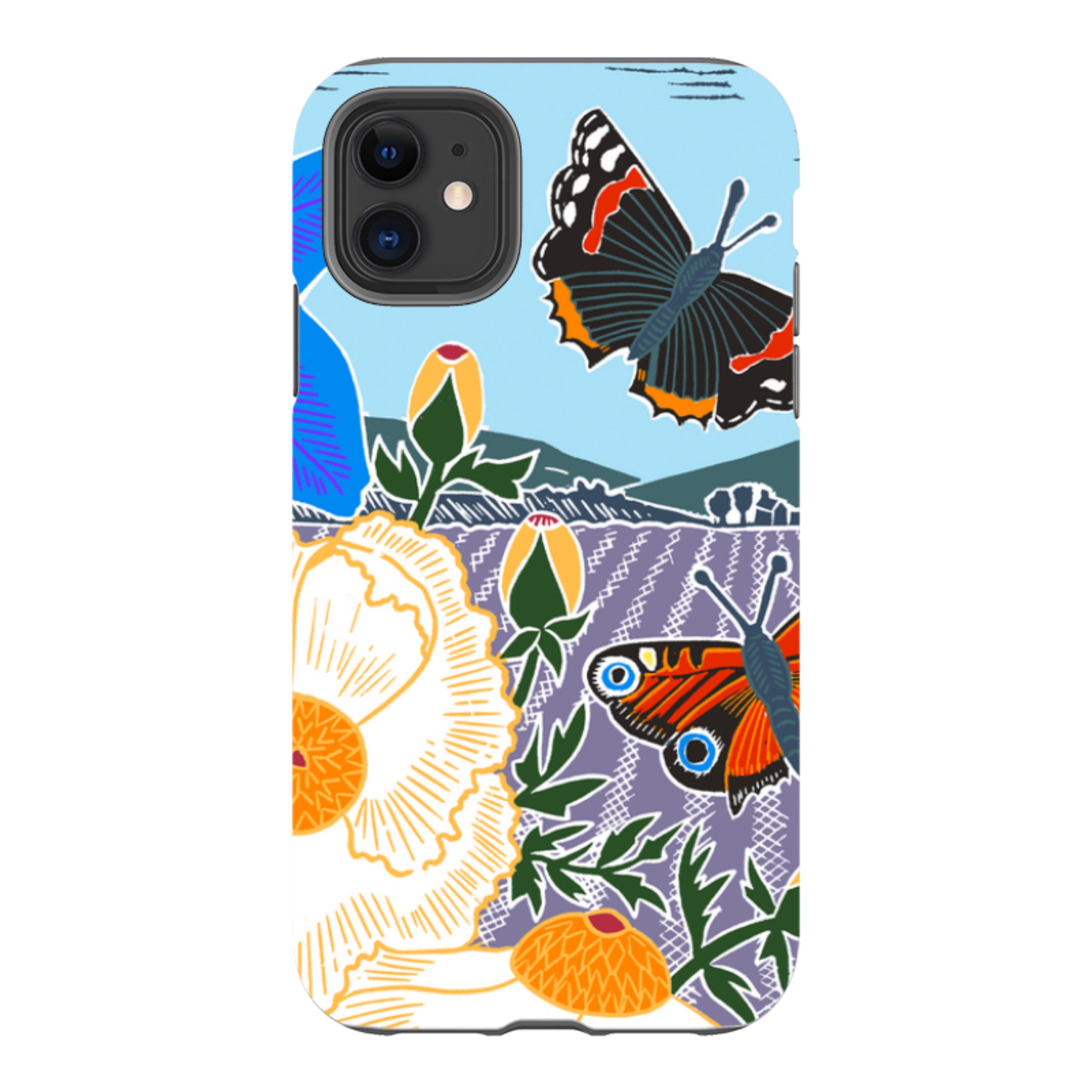 iPhone Tough Case - Bold Butterflies By Kate Heiss