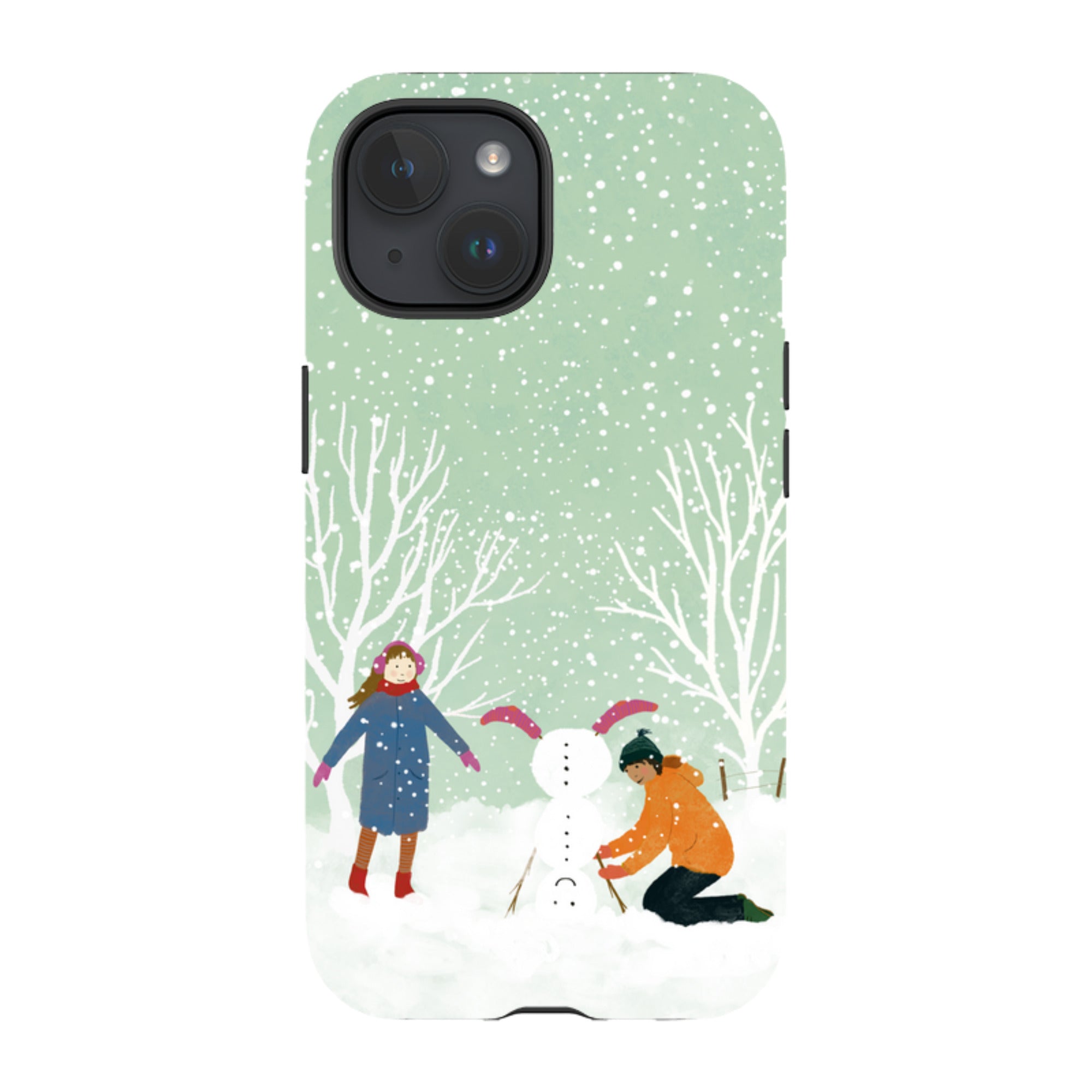 iPhone Tough Case - Snowball Building By Katherine Quinn