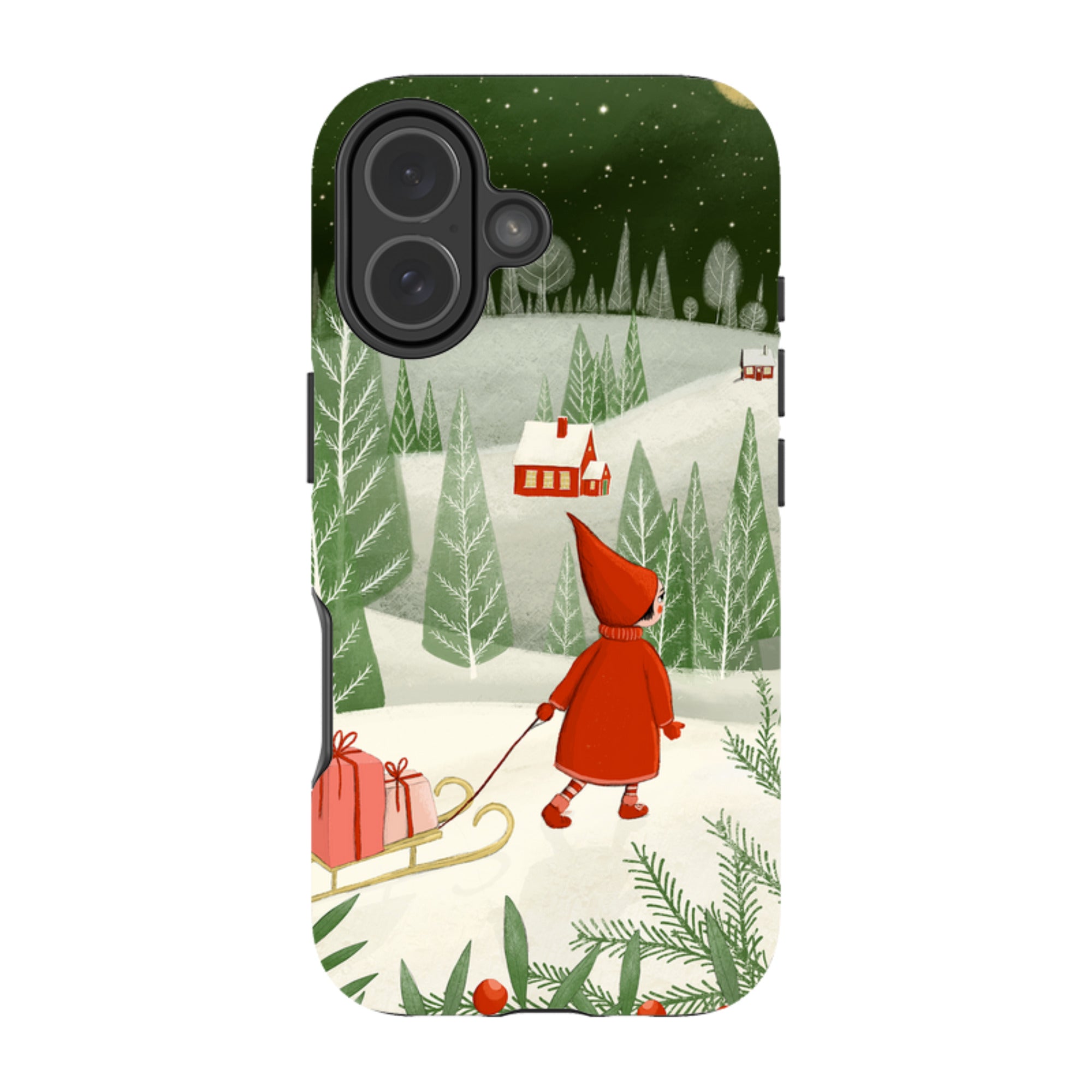 iPhone Tough Case - Christmas Night By Maja Lindberg