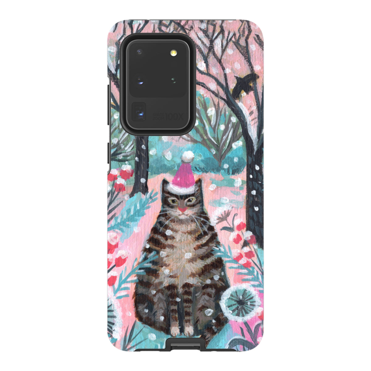 Samsung Tough Case - Snow Tabby By Mary Stubberfield