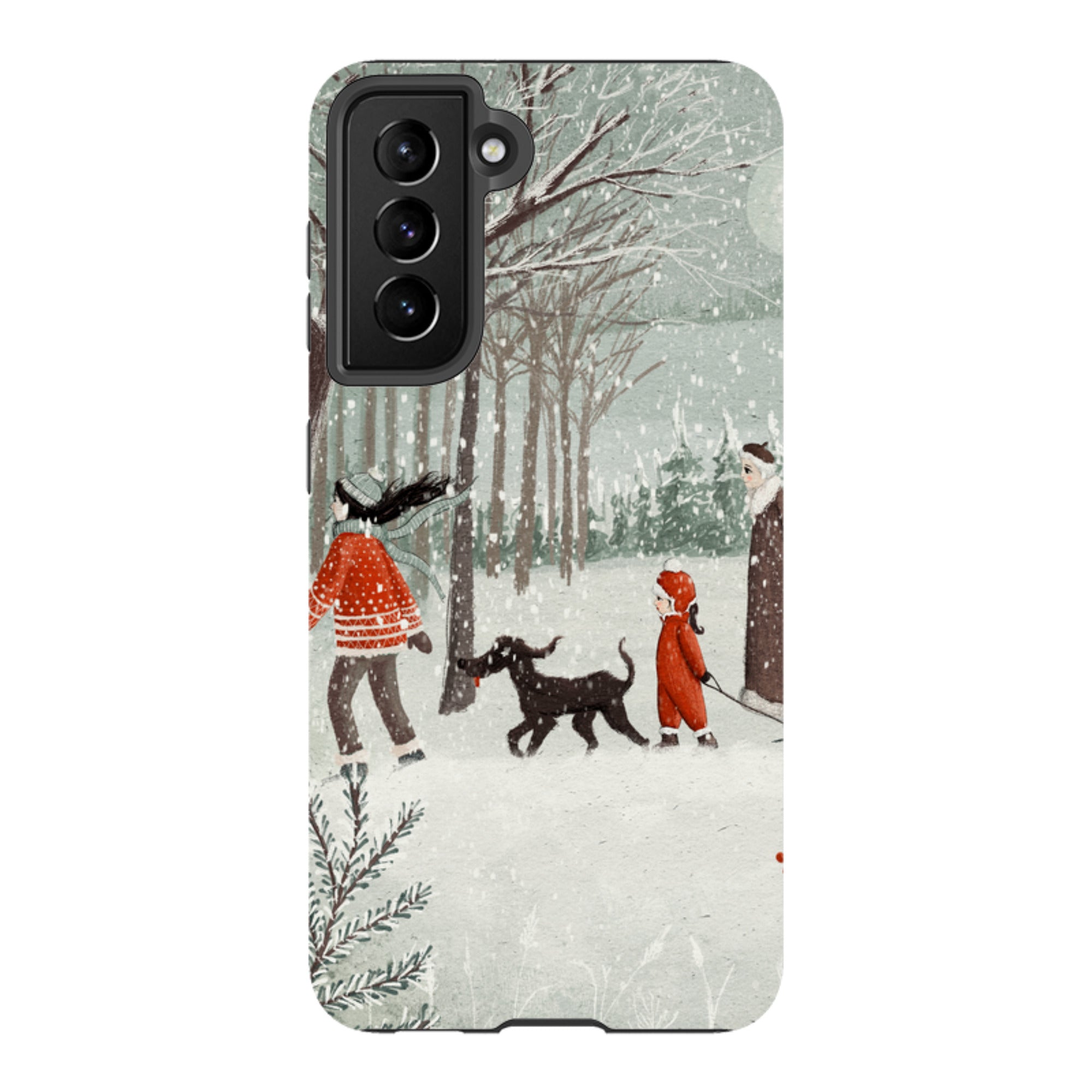 Samsung Tough Case - Winter Walk By Maja Lindberg