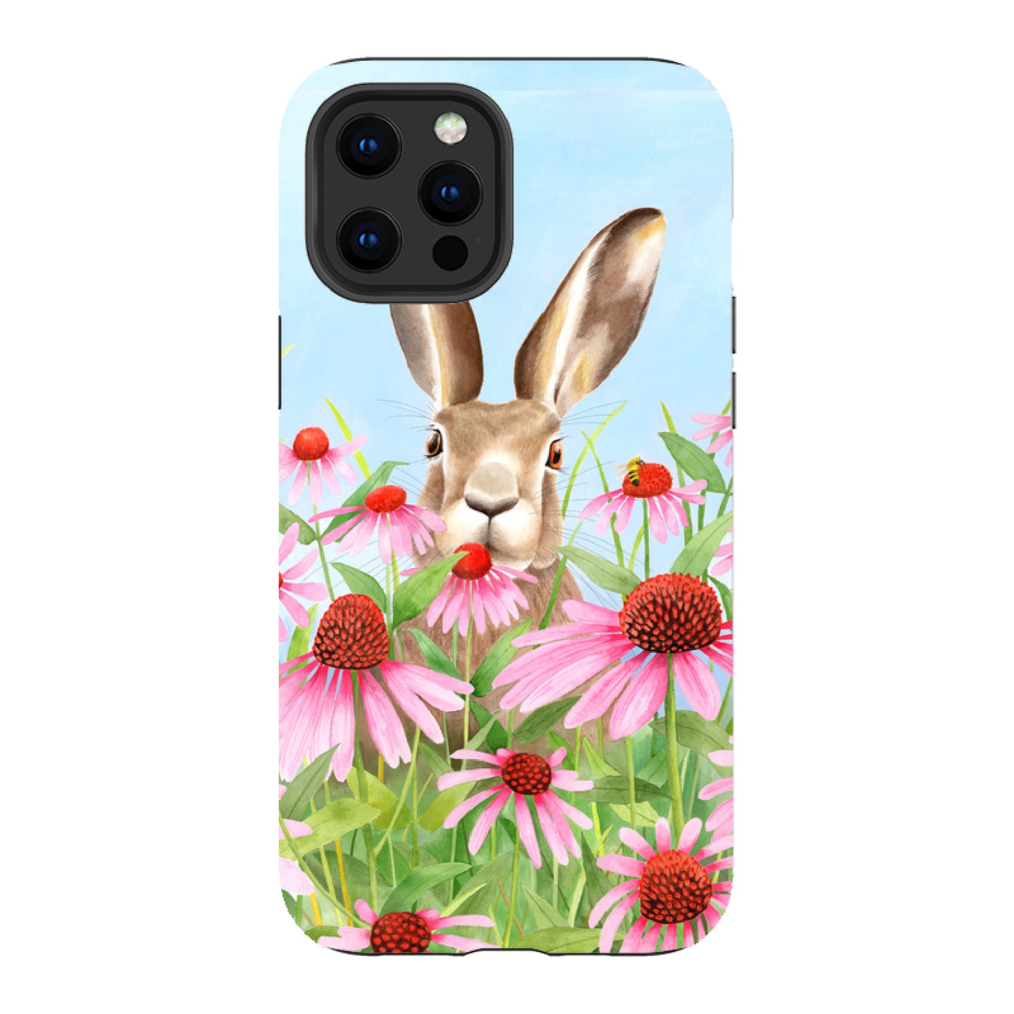 iPhone Tough Case - Summer Hare By Bex Parkin