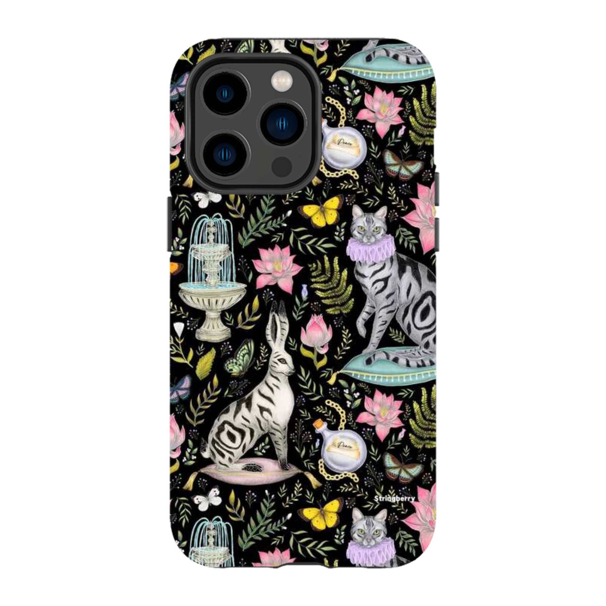 iPhone MagSafe Tough Case - Lotus Garden By Catherine Rowe
