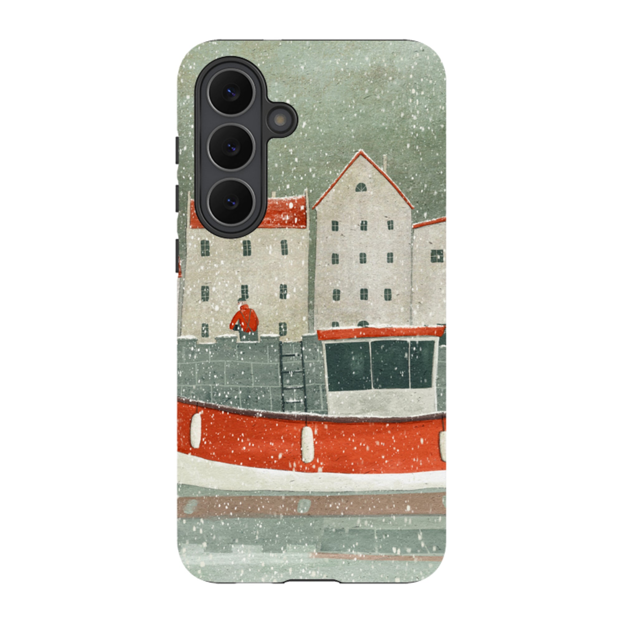 Samsung Tough Case - Christmas Harbour By Maja Lindberg