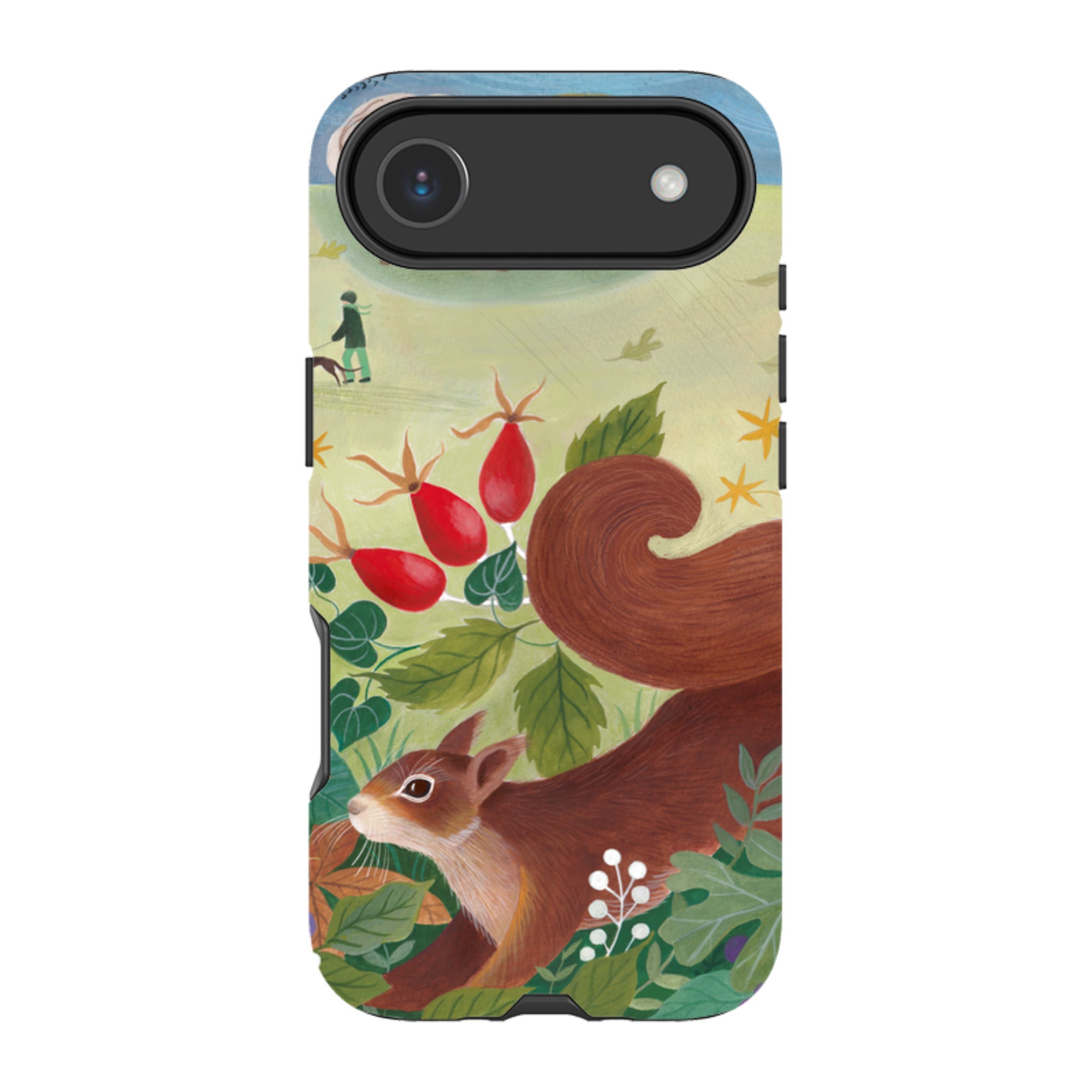 iPhone Tough Case - Autumn Squirrel By Bex Parkin
