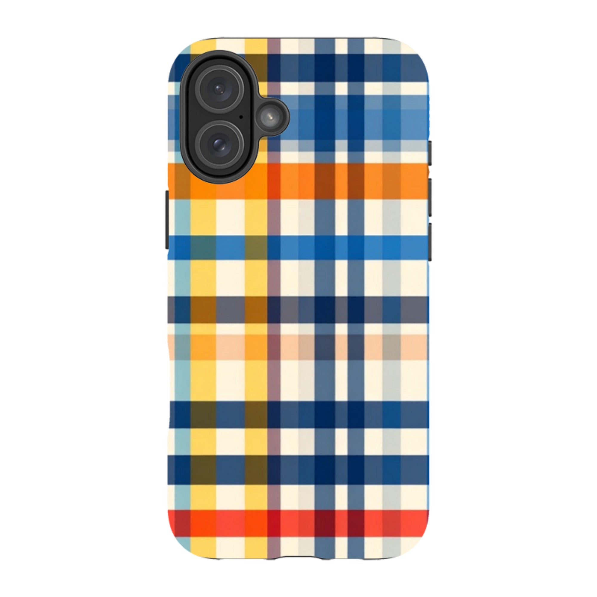 iPhone MagSafe Tough Case - Barcelona Gingham