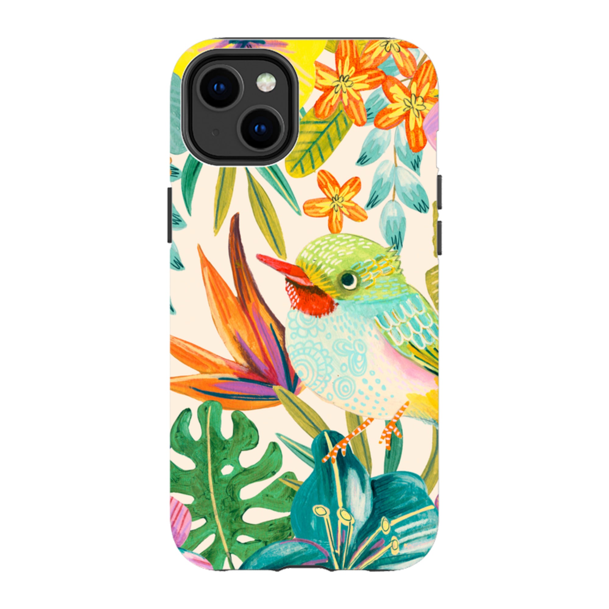 iPhone Tough Case - Tropical Bird II By Caroline Bonne Muller